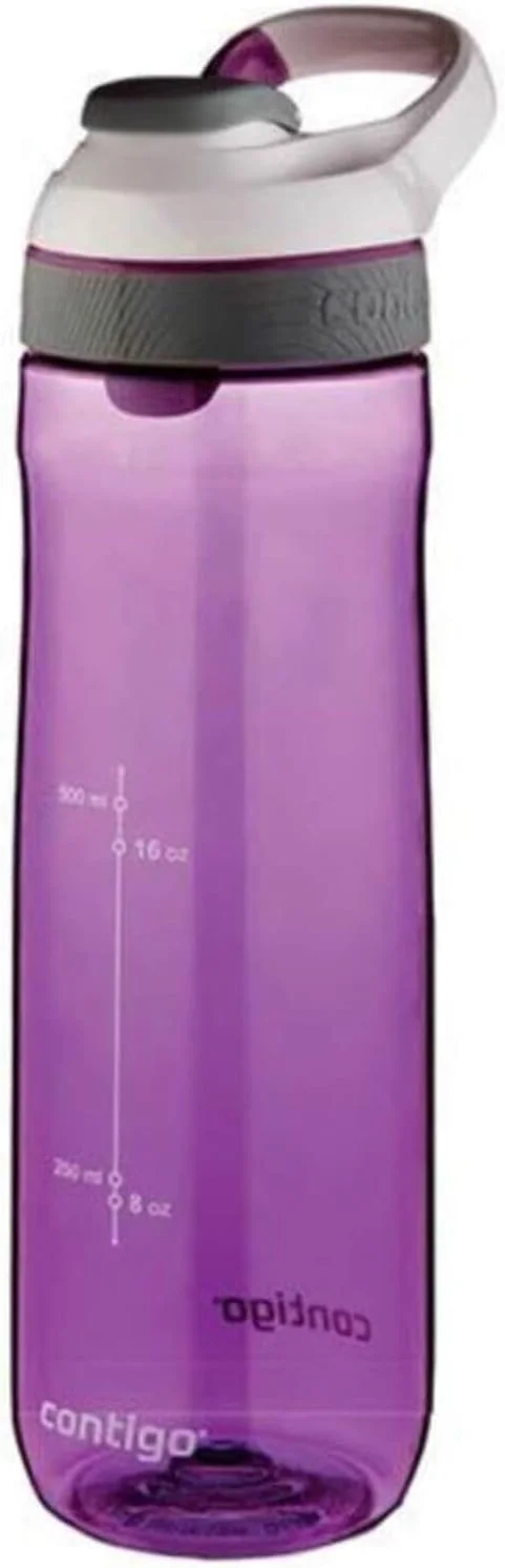 بطری آب کانتیگو کورتلند Autoseal، بطری بزرگ نوشیدنی بدون BPA، بطری ضد نشت مناسب باشگاه، قابل شستشو در ماشین ظرفشویی، ایده آل برای ورزش، دوچرخه سواری، دویدن، پیاده روی، 720 میلی لیتر
