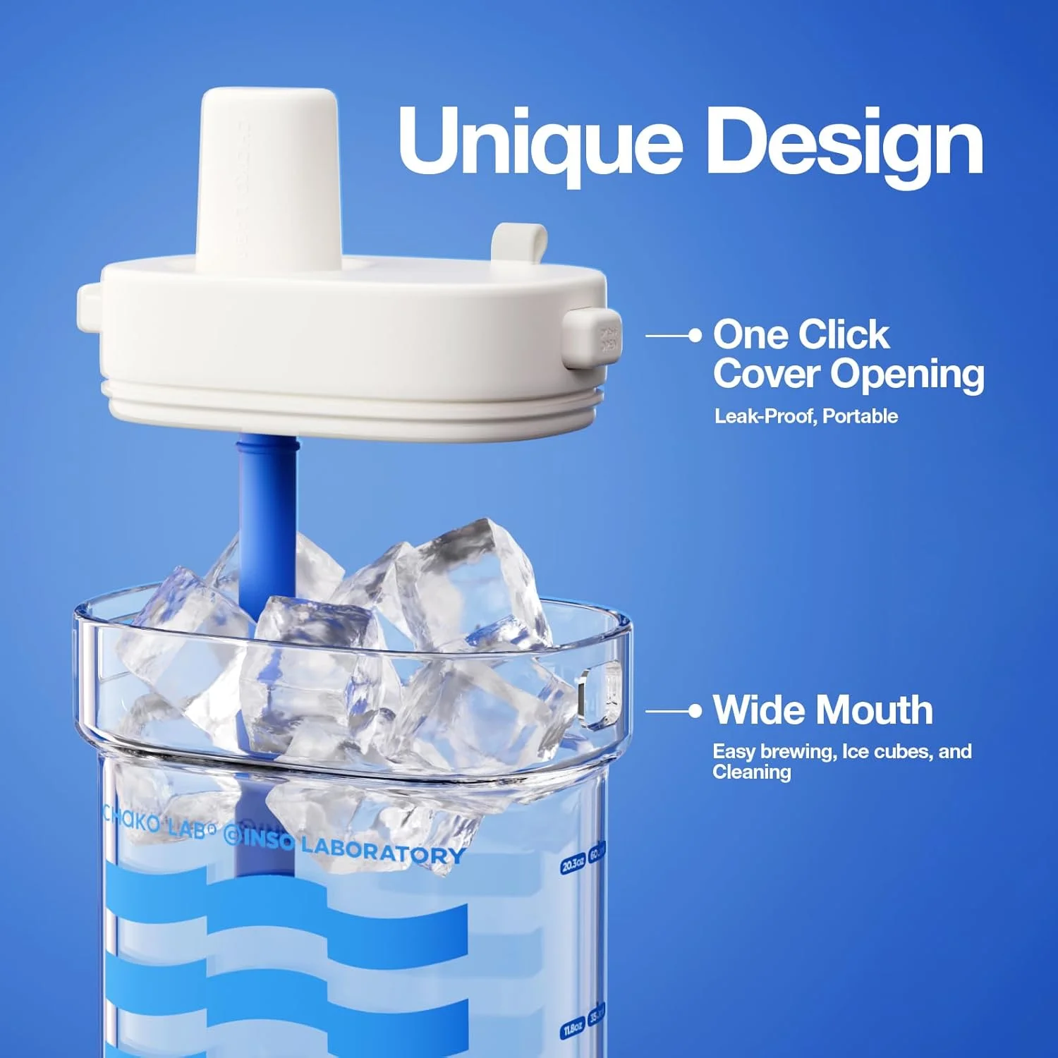 بطری آب تخت قابل حمل چاکو لب، 700 میلی لیتر، بطری آب مربعی قابل حمل با نی، بدون BPA، ساخته شده از تریتان، ضد نشت، سبک وزن، مناسب برای مسافرت، باشگاه، فیتنس، کار، کمپینگ و غیره