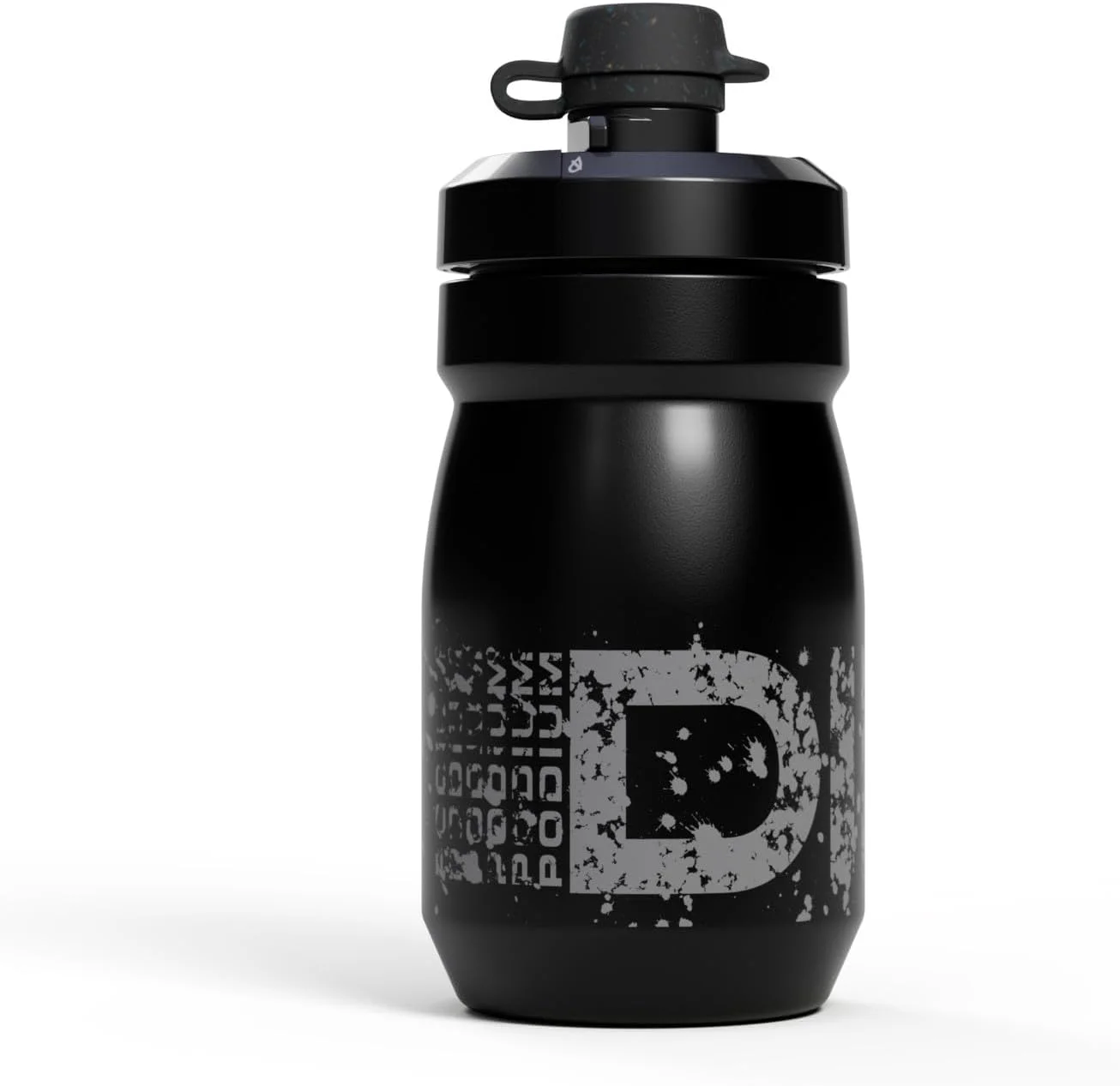 قمقمه آب فشاری CamelBak Podium Dirt Series مخصوص دوچرخه کوهستان با درپوش ضد گل و لای، رنگ آسفالت، 450 میلی لیتر