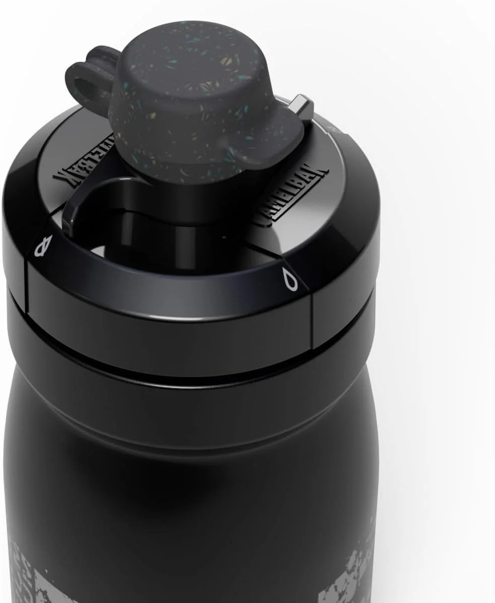 قمقمه آب فشاری CamelBak Podium Dirt Series مخصوص دوچرخه کوهستان با درپوش ضد گل و لای، رنگ آسفالت، 450 میلی لیتر