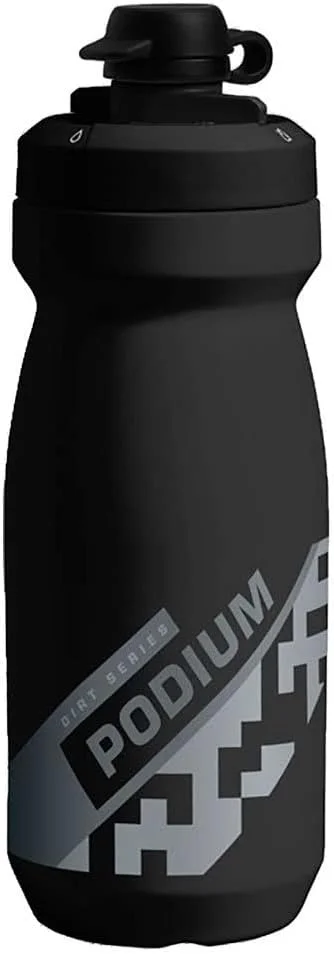 قمقمه مشکی Camelbak Podium Dirt Series با ظرفیت 620 میلی لیتر - مشکی/خاکستری، N 1902001062