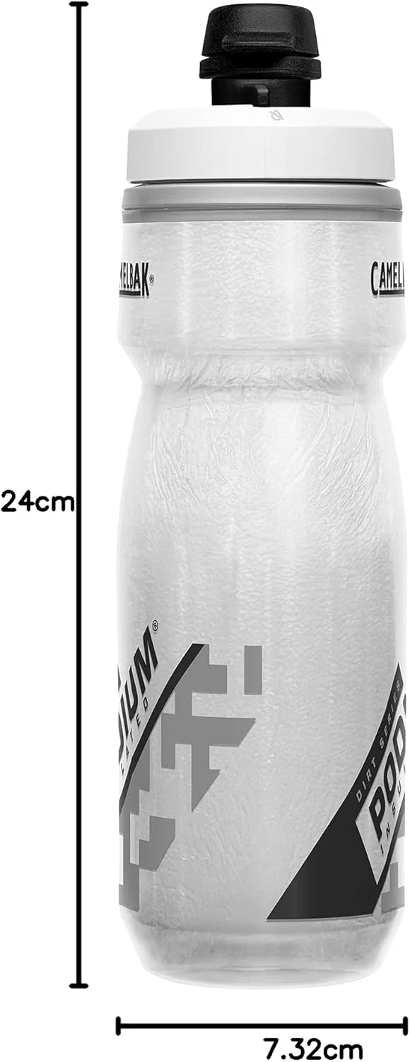 قمقمه ورزشی کمل بک مدل Podium Dirt Series Chill با حجم 620 میلی لیتر، سفید