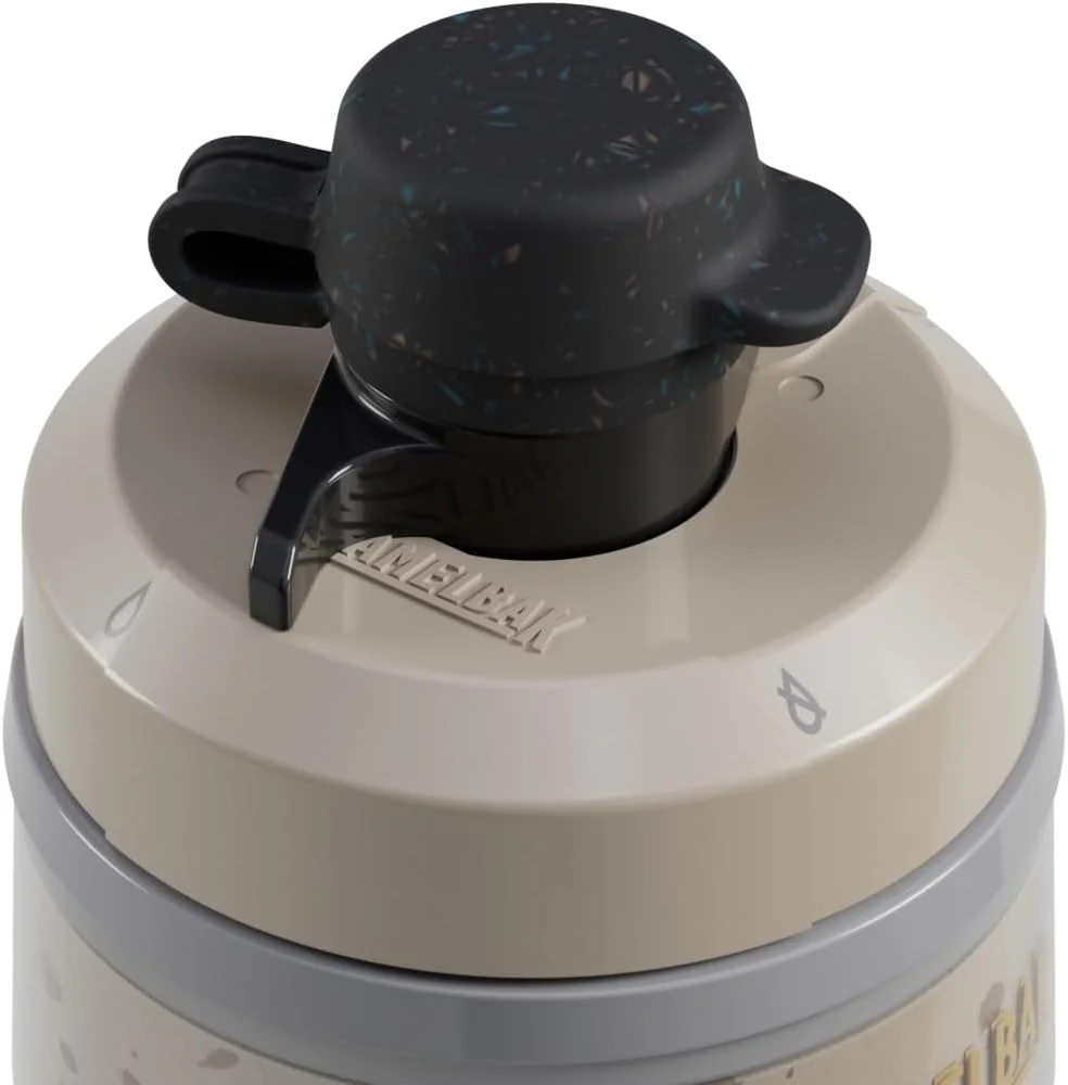 قمقمه آب عایق بندی شده CamelBak Podium Dirt Series Chill مخصوص دوچرخه کوهستان، رنگ سنگی، 620 میلی لیتر