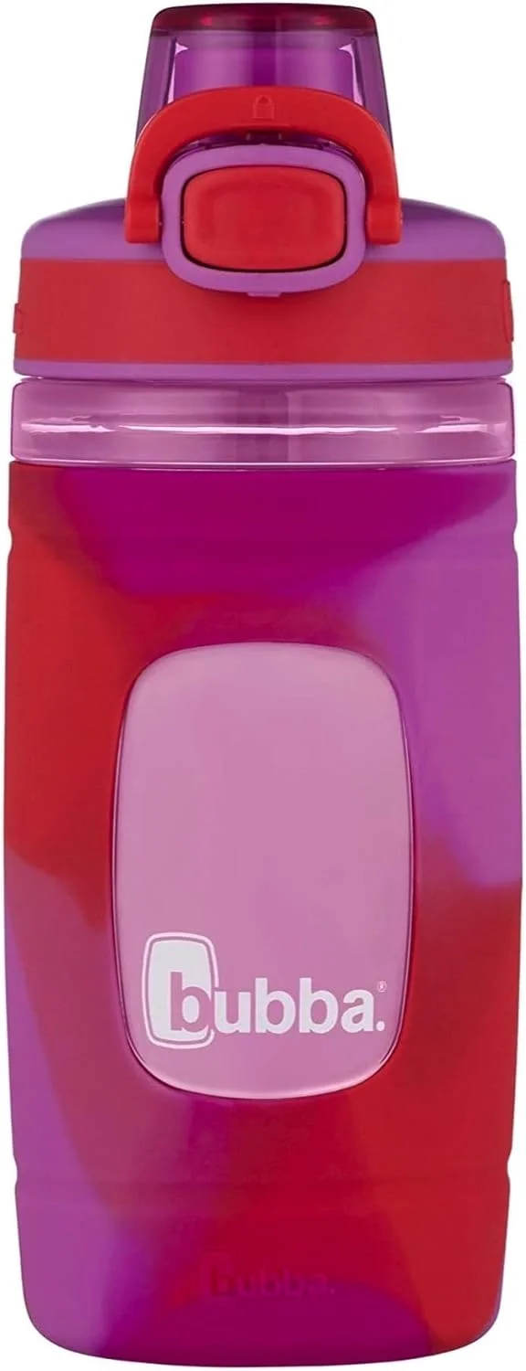 بطری آب کودکانه بوبا فلو، 473 میلی لیتر، ترکیبی از توت های مخلوط با رنگ هندوانه و توت وحشی