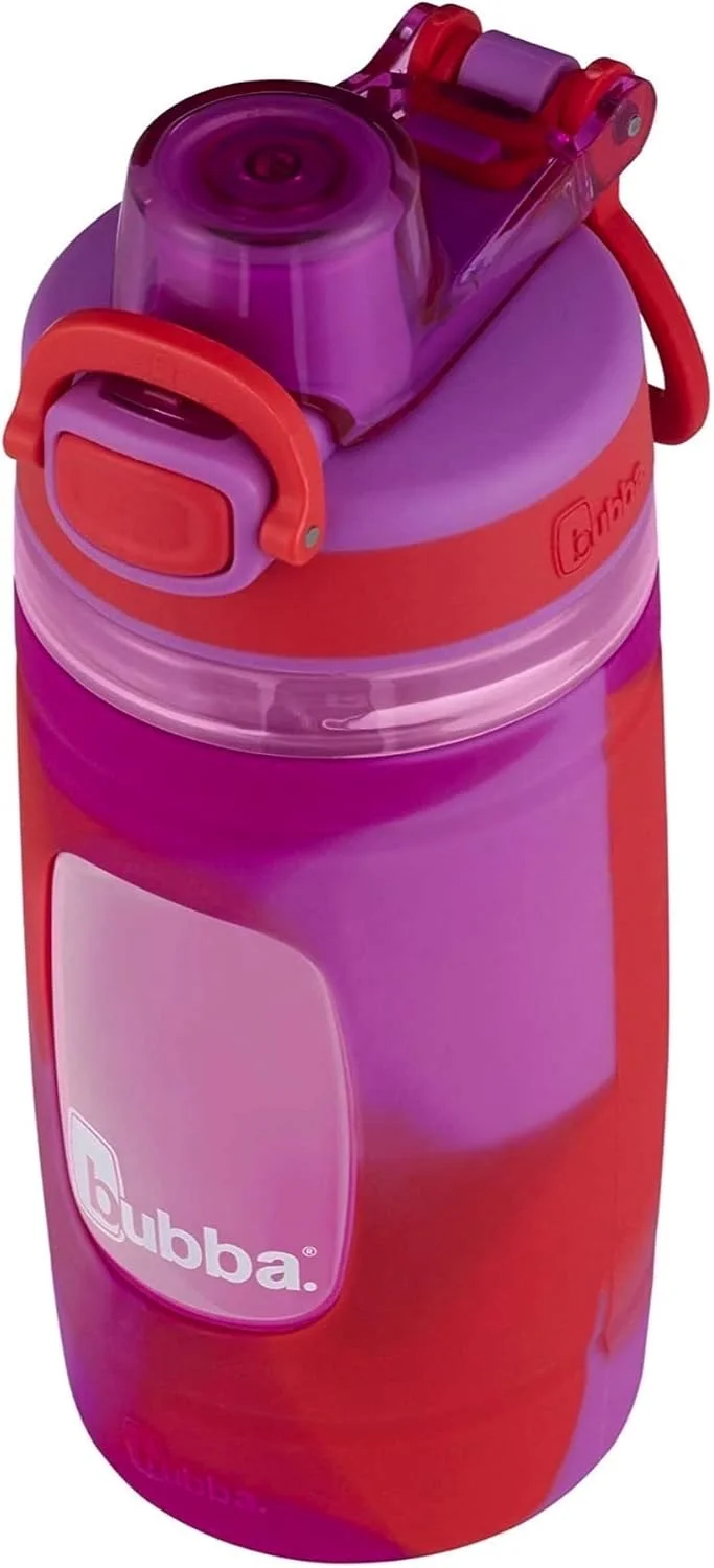 بطری آب کودکانه بوبا فلو، 473 میلی لیتر، ترکیبی از توت های مخلوط با رنگ هندوانه و توت وحشی