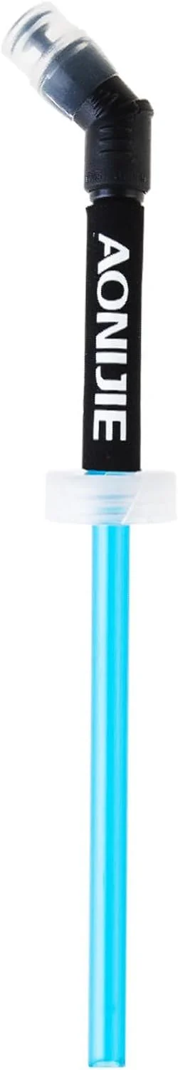 قمقمه تاشو نرم TPU آزارکسیس، بطری های آبرسانی بدون BPA، قمقمه آب برای کوله پشتی آبرسانی، دوچرخه سواری، کوهنوردی، ورزش (نی - 1 عدد)