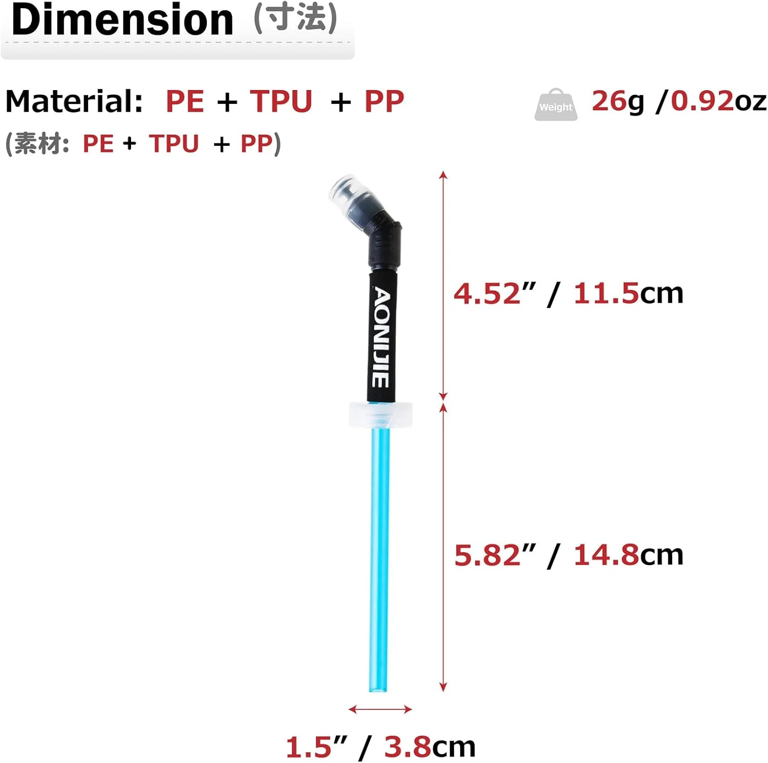 قمقمه تاشو نرم TPU آزارکسیس، بطری های آبرسانی بدون BPA، قمقمه آب برای کوله پشتی آبرسانی، دوچرخه سواری، کوهنوردی، ورزش (نی - 1 عدد) قمقمه تاشو نرم TPU آزارکسیس، بطری های آبرسانی بدون BPA، قمقمه آب برای کوله پشتی آبرسانی، دوچرخه سواری، کوهنوردی، ورزش (نی - 1 عدد)