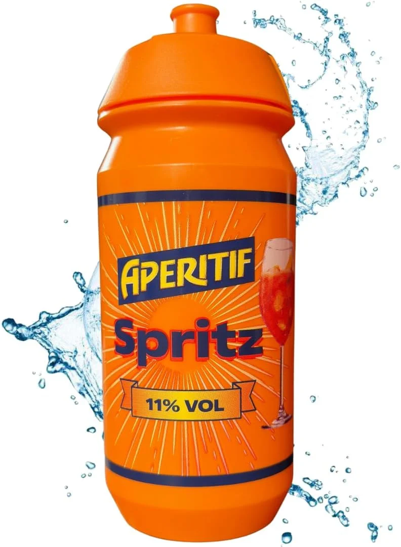 بطری آب "اسپریتز" 500 میلی لیتر، بطری آب بدون BPA برای ورزش، تناسب اندام، اوقات فراغت، فضای باز، دوچرخه سواری، کار، مسافرت، مدرسه، ایده هدیه، لوازم جانبی زیبا و پایدار