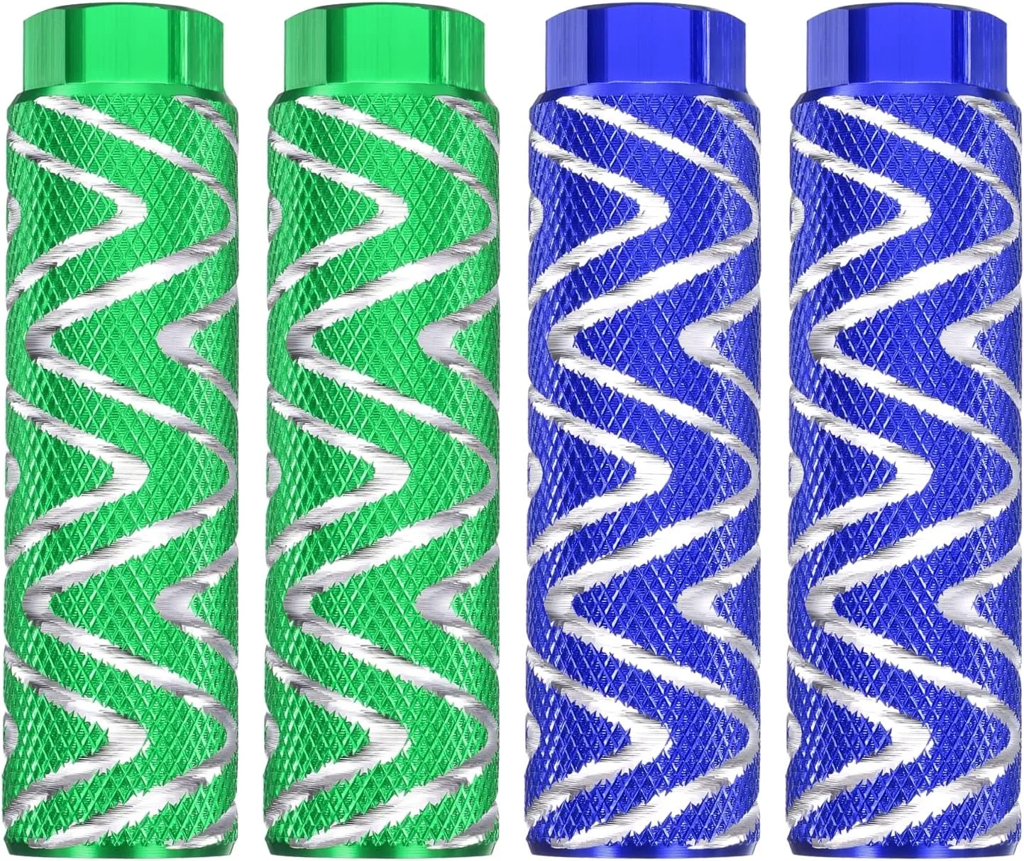 پدال های دوچرخه HARFINGTON، 2 جفت، آلیاژ آلومینیوم، پدال های عقب ضد لغزش، مناسب برای محورهای 3/8 اینچی برای دوچرخه کوهستان BMX، سبز و آبی پدال های دوچرخه HARFINGTON، 2 جفت، آلیاژ آلومینیوم، پدال های عقب ضد لغزش، مناسب برای محورهای 3/8 اینچی برای دوچرخه کوهستان BMX، سبز و آبی