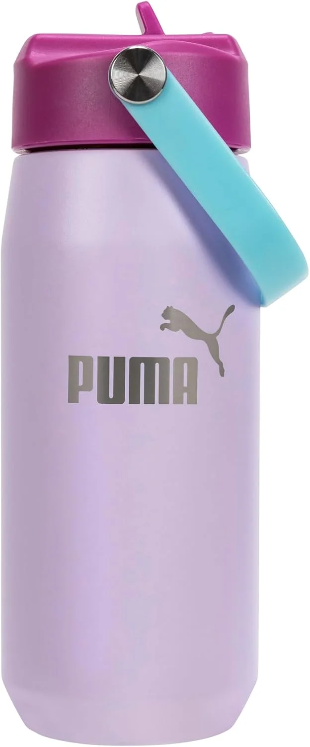 بطری آب استیل ضد زنگ پوما Evercat، 530 میلی لیتر، رنگ خنک/سرخابی، 950 میلی لیتر