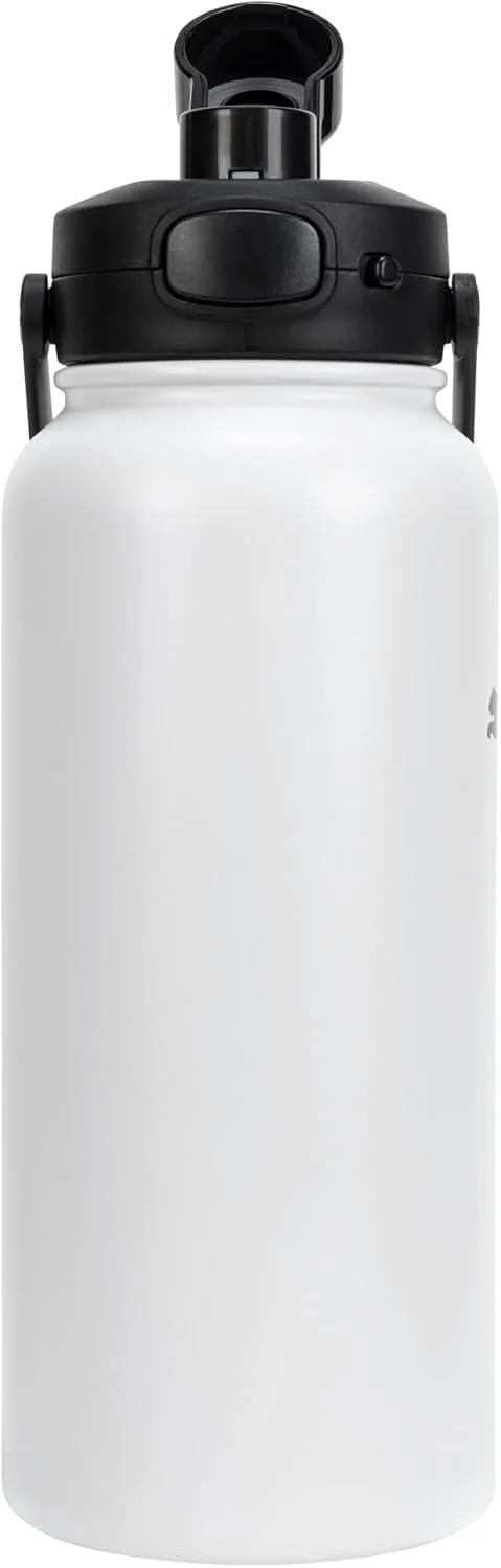 بطری آب استیل ضد زنگ پوما Evercat، سفید/مشکی، 946 میلی لیتر
