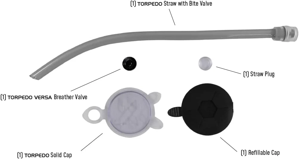 کیت نوسازی Xlab شامل نی و درب بطری Torpedo، مشکی، سایز واحد کیت نوسازی Xlab شامل نی و درب بطری Torpedo، مشکی، سایز واحد