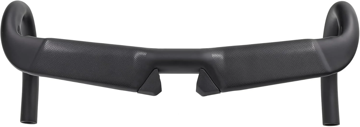 فرمان کربنی دوچرخه، فرمان آیرودینامیک، فرمان خمیده برای دوچرخه کورسی، دوچرخه شن، سایز 31.8 با مسیریابی داخلی 420 میلی متر