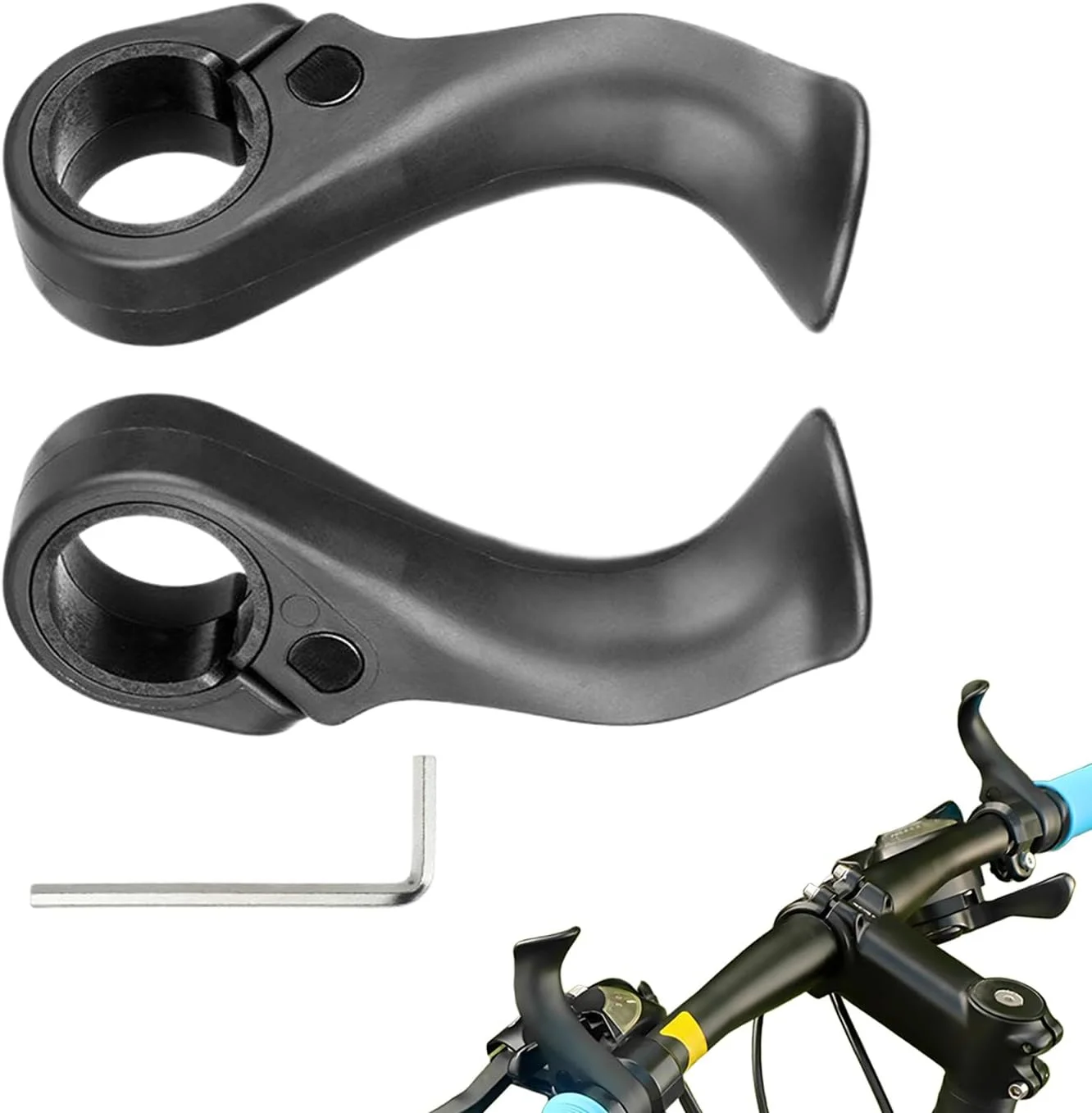 افزایش دهنده طول فرمان دوچرخه، سر دسته های ارگونومیک | قطعات جلویی قابل تنظیم برای دوچرخه های شهری، کوهستانی و جاده ای، مناسب برای آقایان و جوانان