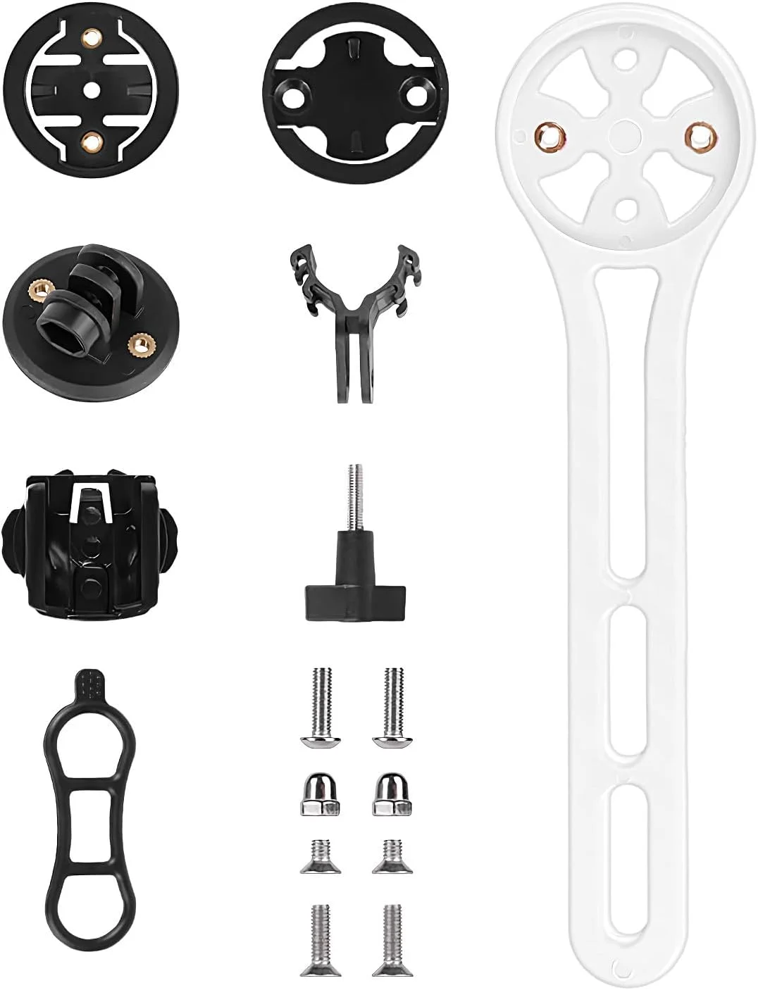 پایه نگهدارنده کامپیوتر دوچرخه - پایه فرمان کیلومتر شمار GPS | پایه فرمان کیلومتر شمار | برای دوربین اکشن، چراغ، ضبط ویدیو، ماجراجویی در فضای باز، کاوش شهری و کوهستانی