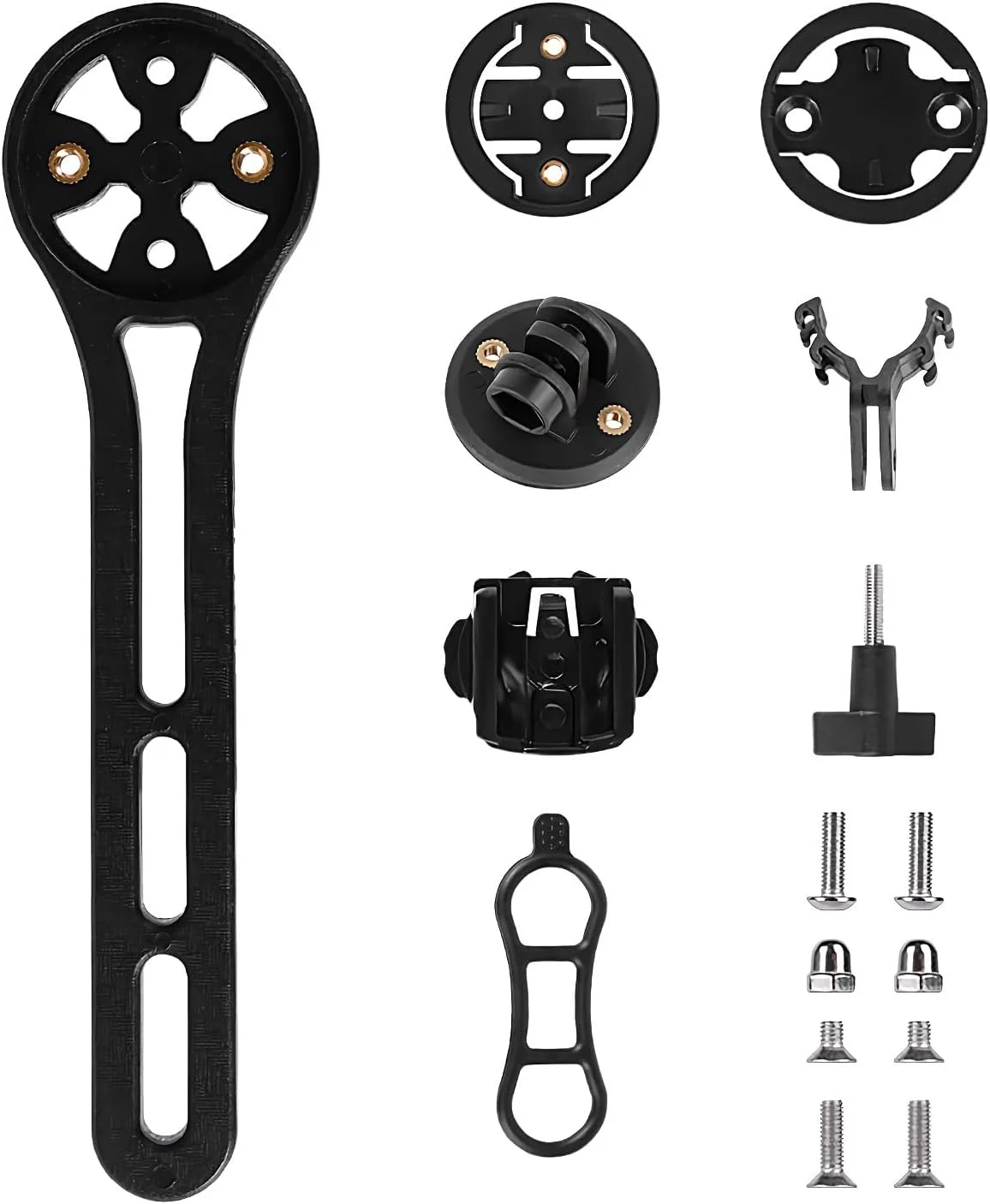 نگهدارنده کامپیوتر دوچرخه - تثبیت کننده فرمان برای جی پی اس، پشتیبانی از سرعت سنج دوچرخه سواری - برای نگهدارنده دوربین اکشن، ضبط ویدئو، کاوش، ماجراجویی در فضای باز، کوهستان، شهری