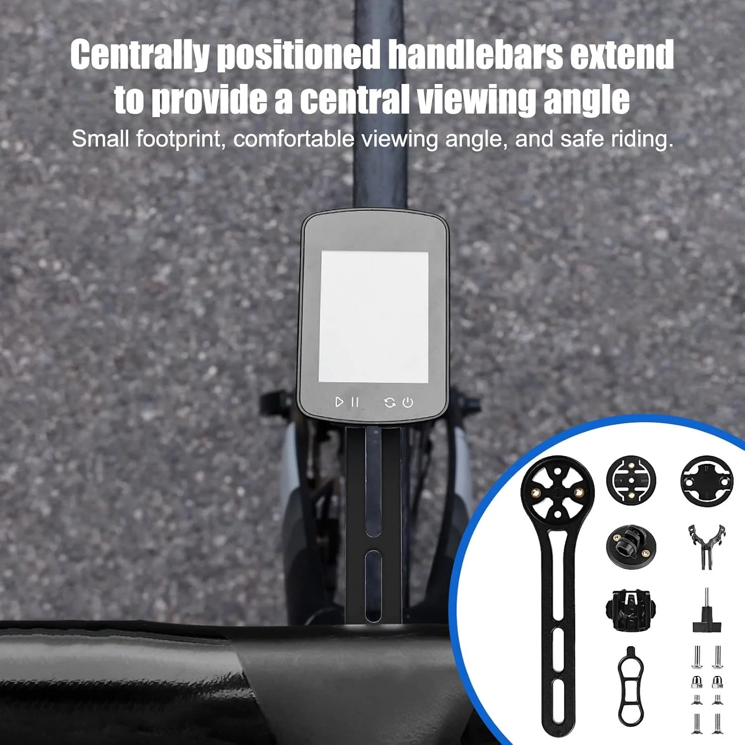 نگهدارنده کامپیوتر دوچرخه | نگهدارنده GPS سرعت سنج، پشتیبانی سرعت سنج دوچرخه سواری - برای نصب دوربین اکشن، ضبط ویدیو، کاوش، ماجراجویی در فضای باز، کوهستان، شهری