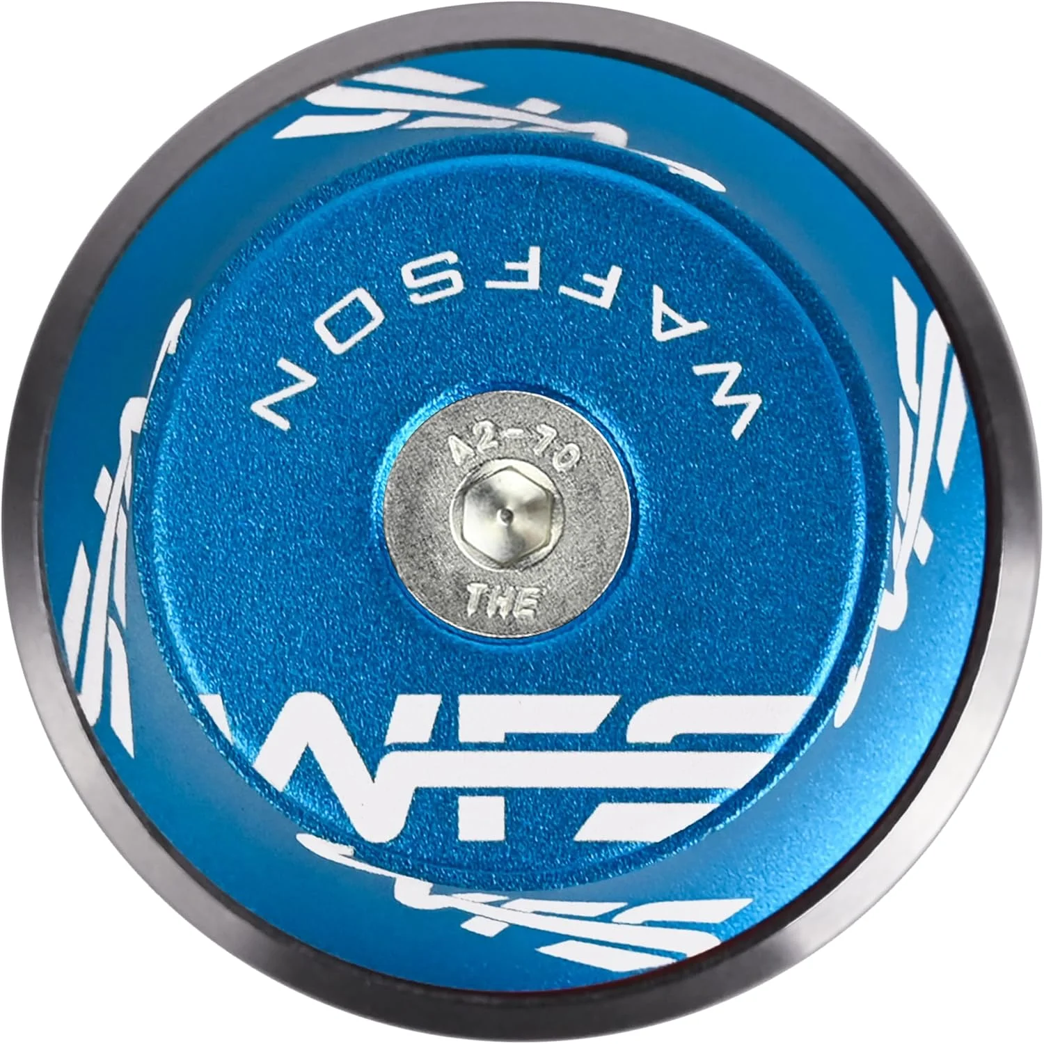 WFS HY877 هدست یکپارچه مخروطی 1-1/8 اینچ به 1-1/2 اینچ برای لوله های سر مخروطی - آلیاژ آلومینیوم CNC، بدون رزوه، بلبرینگ های مهر و موم شده برای دوچرخه های کوهستانی، شهری، جاده ای، MTB و BMX، آبی