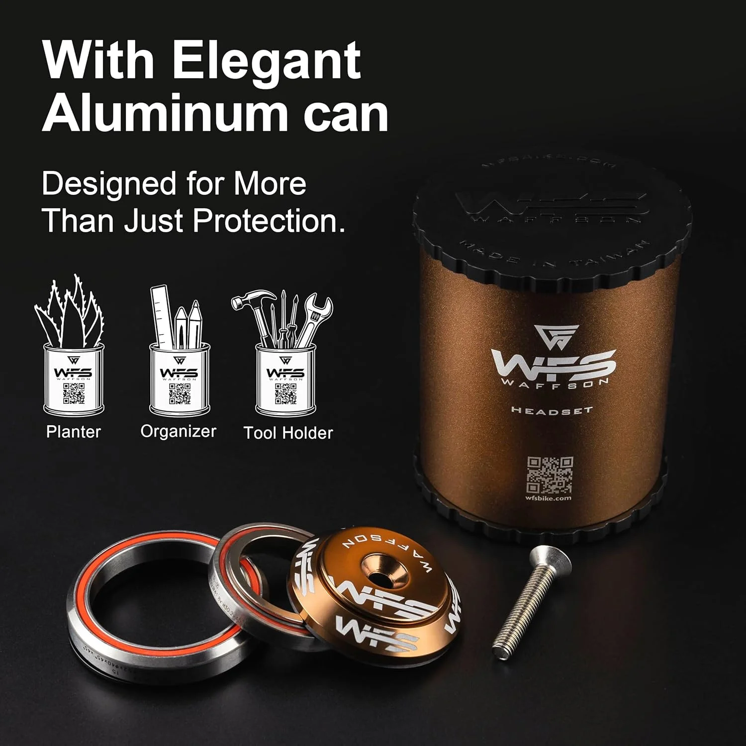 ست هدست نیمه یکپارچه مخروطی WFS HY638 از 1-1/8 اینچ به 1-1/2 اینچ برای لوله های سر مخروطی 42 تا 52.2 میلی متر - آلیاژ آلومینیوم CNC، بدون رزوه، بلبرینگ های مهر و موم شده دقیق برای دوچرخه های MTB کوهستانی/جاده/شهری/BMX ست هدست نیمه یکپارچه مخروطی WFS HY638 از 1-1/8 اینچ به 1-1/2 اینچ برای لوله های سر مخروطی 42 تا 52.2 میلی متر - آلیاژ آلومینیوم CNC، بدون رزوه، بلبرینگ های مهر و موم شده دقیق برای دوچرخه های MTB کوهستانی/جاده/شهری/BMX