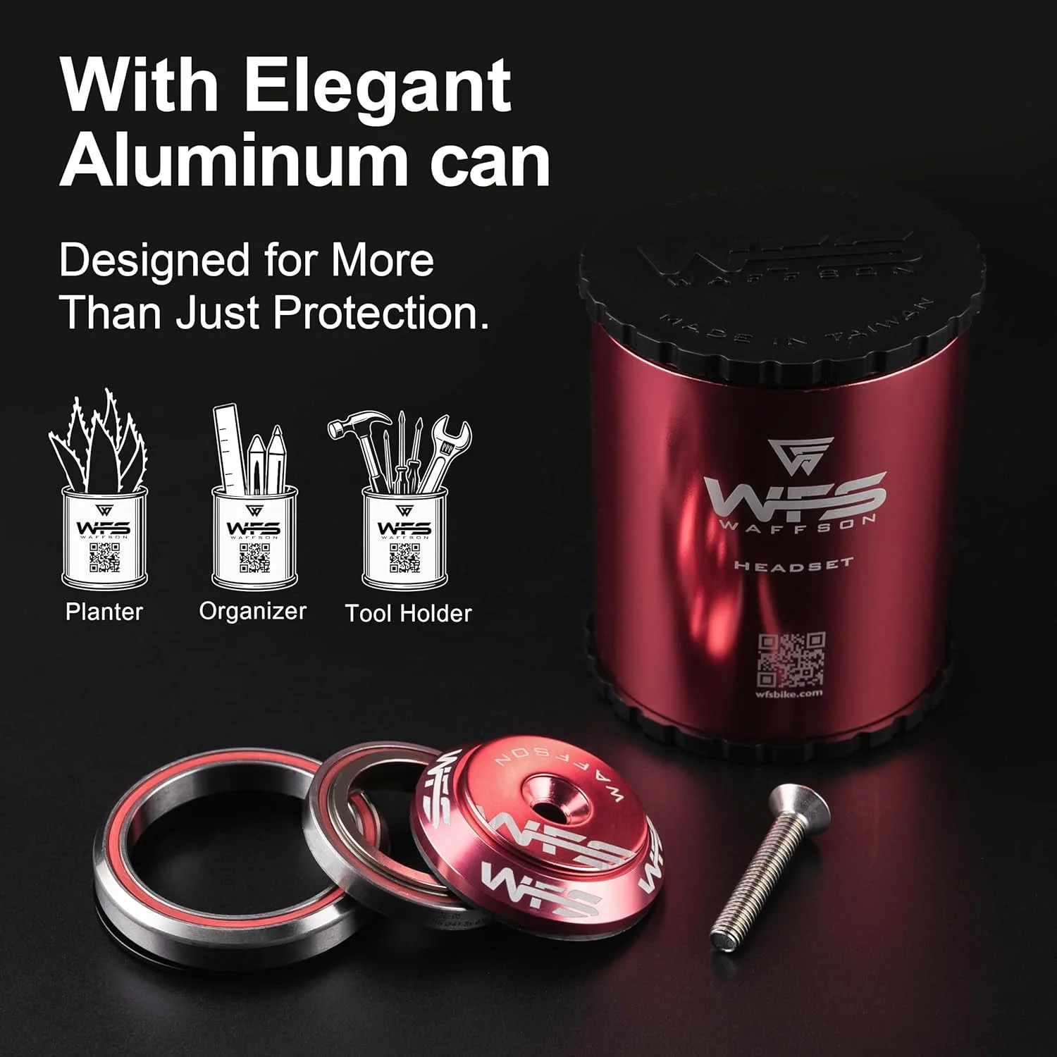 مجموعه هدست یکپارچه مخروطی WFS HY638 "1-1/8 به "1-1/2 برای لوله های سر مخروطی - آلیاژ آلومینیوم CNC، بدون رزوه، بلبرینگ های مهر و موم شده برای دوچرخه کوهستان، شهری، جاده، MTB و BMX، رزگلد مجموعه هدست یکپارچه مخروطی WFS HY638 "1-1/8 به "1-1/2 برای لوله های سر مخروطی - آلیاژ آلومینیوم CNC، بدون رزوه، بلبرینگ های مهر و موم شده برای دوچرخه کوهستان، شهری، جاده، MTB و BMX، رزگلد