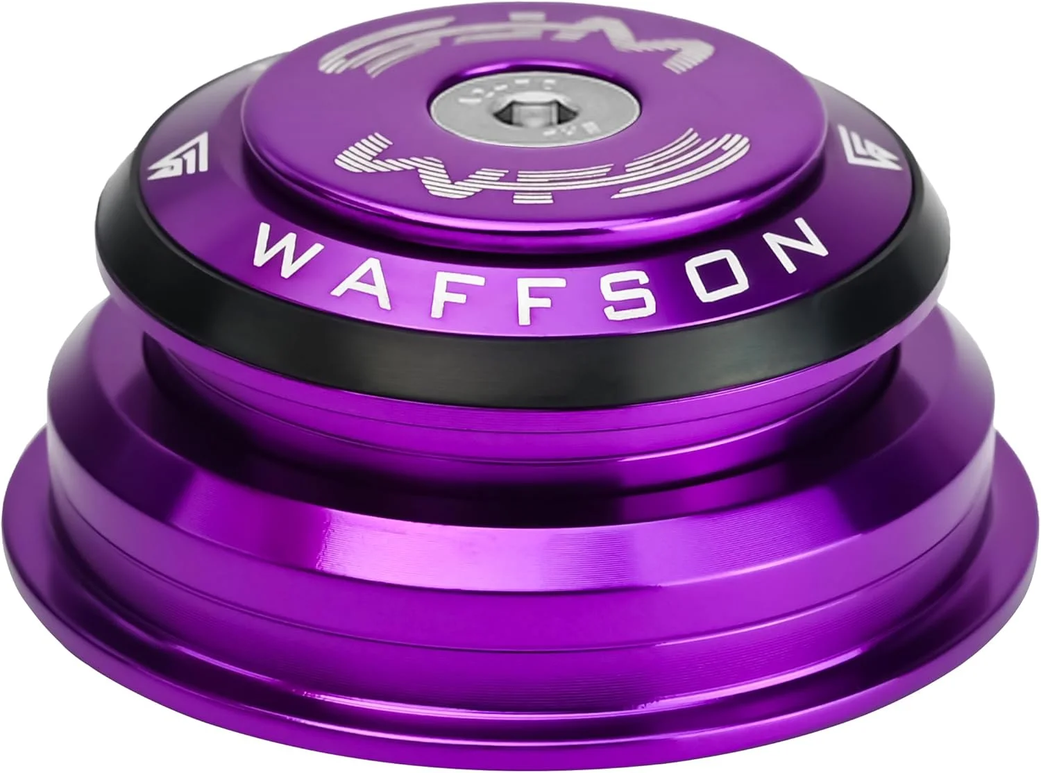 WFS HY713 هدست نیمه یکپارچه مخروطی 1-1/8 اینچ به 1-1/2 اینچ برای لوله های سر مخروطی - آلیاژ آلومینیوم CNC، بدون رزوه، بلبرینگ های مهر و موم شده برای دوچرخه کوهستان، شهری، جاده، MTB و BMX، بنفش WFS HY713 هدست نیمه یکپارچه مخروطی 1-1/8 اینچ به 1-1/2 اینچ برای لوله های سر مخروطی - آلیاژ آلومینیوم CNC، بدون رزوه، بلبرینگ های مهر و موم شده برای دوچرخه کوهستان، شهری، جاده، MTB و BMX، بنفش