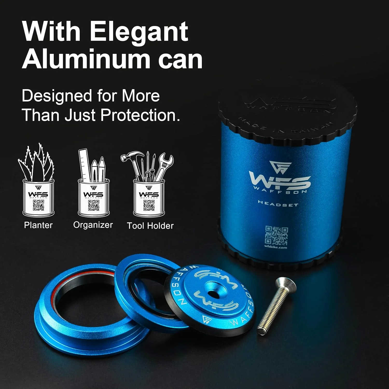 WFS HY713 هدست نیمه یکپارچه مخروطی 1-1/8 اینچ به 1-1/2 اینچ برای لوله های سر مخروطی 44 تا 55.9 میلی متر - آلیاژ آلومینیوم CNC، بدون رزوه، بلبرینگ های مهر و موم شده دقیق برای دوچرخه های کوهستانی/جاده/شهری/BMX WFS HY713 هدست نیمه یکپارچه مخروطی 1-1/8 اینچ به 1-1/2 اینچ برای لوله های سر مخروطی 44 تا 55.9 میلی متر - آلیاژ آلومینیوم CNC، بدون رزوه، بلبرینگ های مهر و موم شده دقیق برای دوچرخه های کوهستانی/جاده/شهری/BMX