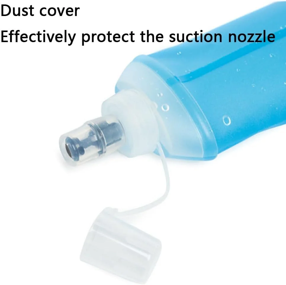 قمقمه آب نرم تاشو برای دویدن، مناسب برای کوله پشتی هیدراتاسیون، دوچرخه سواری، ماراتن، پیاده روی، کوهنوردی (آبی) قمقمه آب نرم تاشو برای دویدن، مناسب برای کوله پشتی هیدراتاسیون، دوچرخه سواری، ماراتن، پیاده روی، کوهنوردی (آبی)