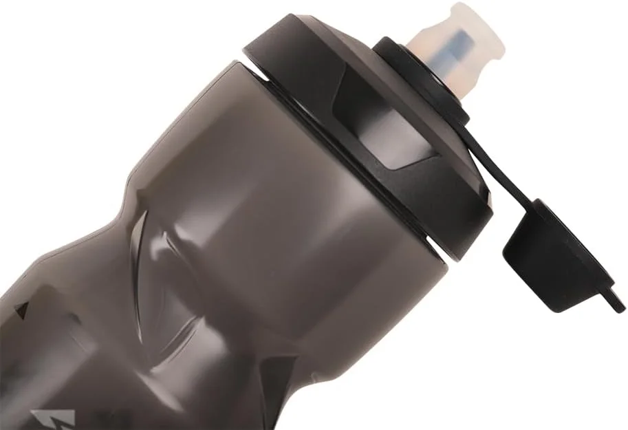 قمقمه دو عددی دوچرخه و کوهستان ZEFAL Pack Sense Soft 65 No-Mud - قمقمه ورزشی نرم و بدون بو - قمقمه بدون BPA - سر سیلیکونی - شفاف، 2 عدد 650 میلی لیتر