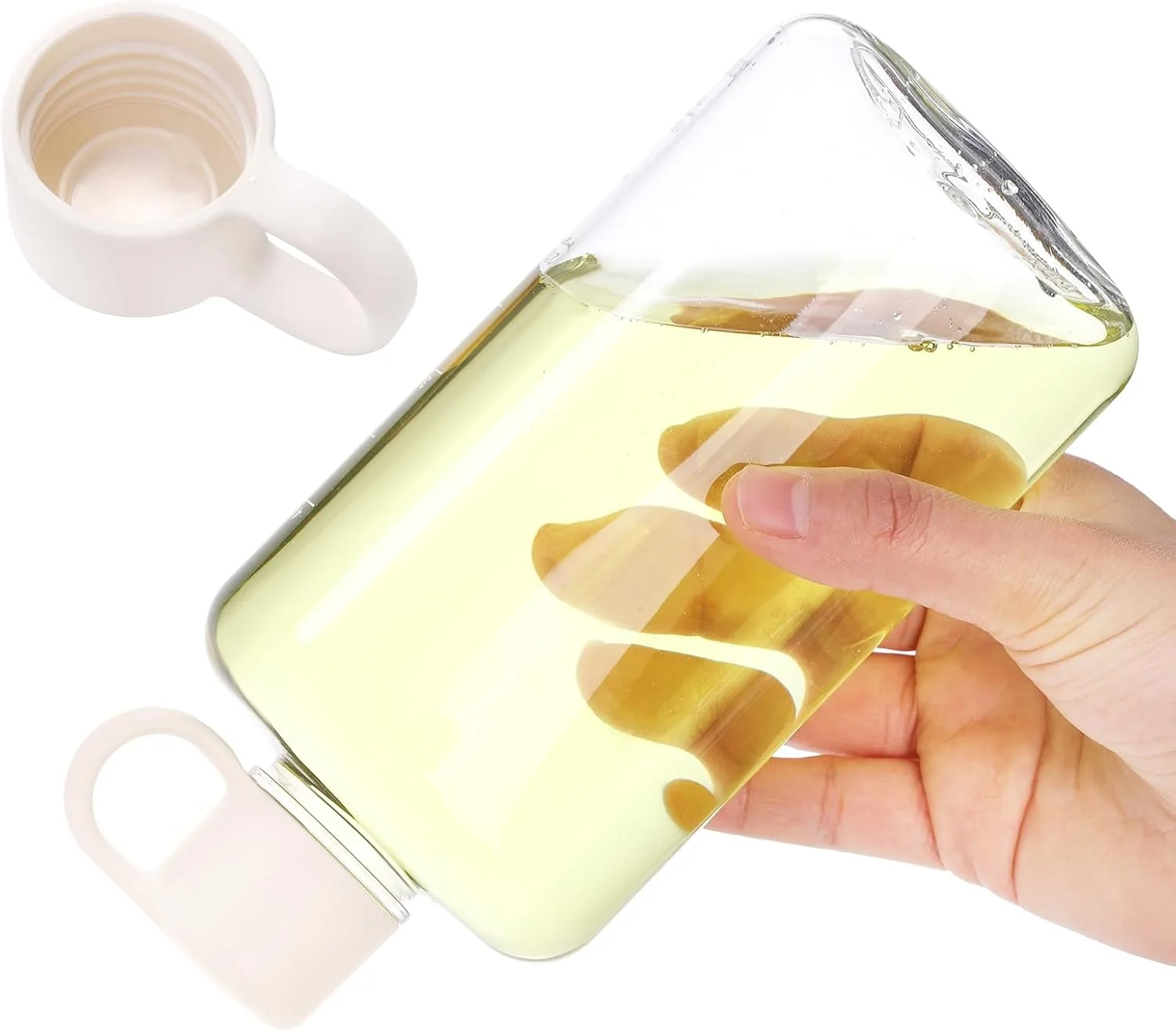 بطری آب تخت قابل حمل ZEAYEA، بسته 2 عددی، 500 میلی لیتر، بدون BPA، باریک، پلاستیکی، مناسب برای ورزش های فضای باز، کمپینگ، تناسب اندام، کیف دستی و جیب بطری آب تخت قابل حمل ZEAYEA، بسته 2 عددی، 500 میلی لیتر، بدون BPA، باریک، پلاستیکی، مناسب برای ورزش های فضای باز، کمپینگ، تناسب اندام، کیف دستی و جیب