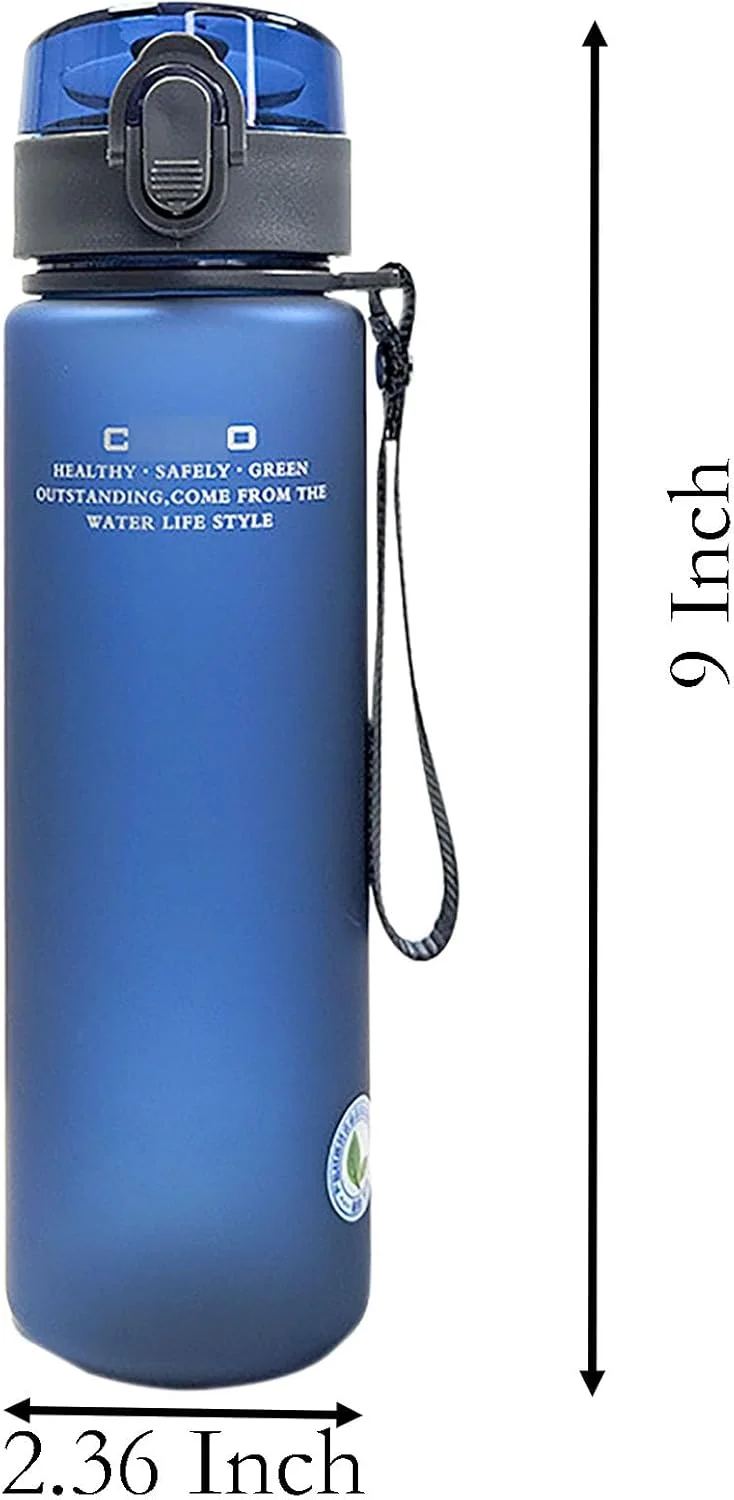 بطری آب ورزشی YIKANGHENG، لیوان آب پلاستیکی آبی 560 میلی لیتری با نی برای ورزش، مسافرت و فعالیت های خارج از منزل (آبی) بطری آب ورزشی YIKANGHENG، لیوان آب پلاستیکی آبی 560 میلی لیتری با نی برای ورزش، مسافرت و فعالیت های خارج از منزل (آبی)