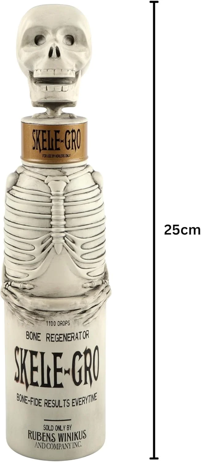 بطری آب اسکلت-گرو | کلکسیون های رسمی دنیای جادوگری هری پاتر، اسباب بازی ها و هدایا، 6.5 x 6.5 x 25 سانتی متر بطری آب اسکلت-گرو | کلکسیون های رسمی دنیای جادوگری هری پاتر، اسباب بازی ها و هدایا، 6.5 x 6.5 x 25 سانتی متر