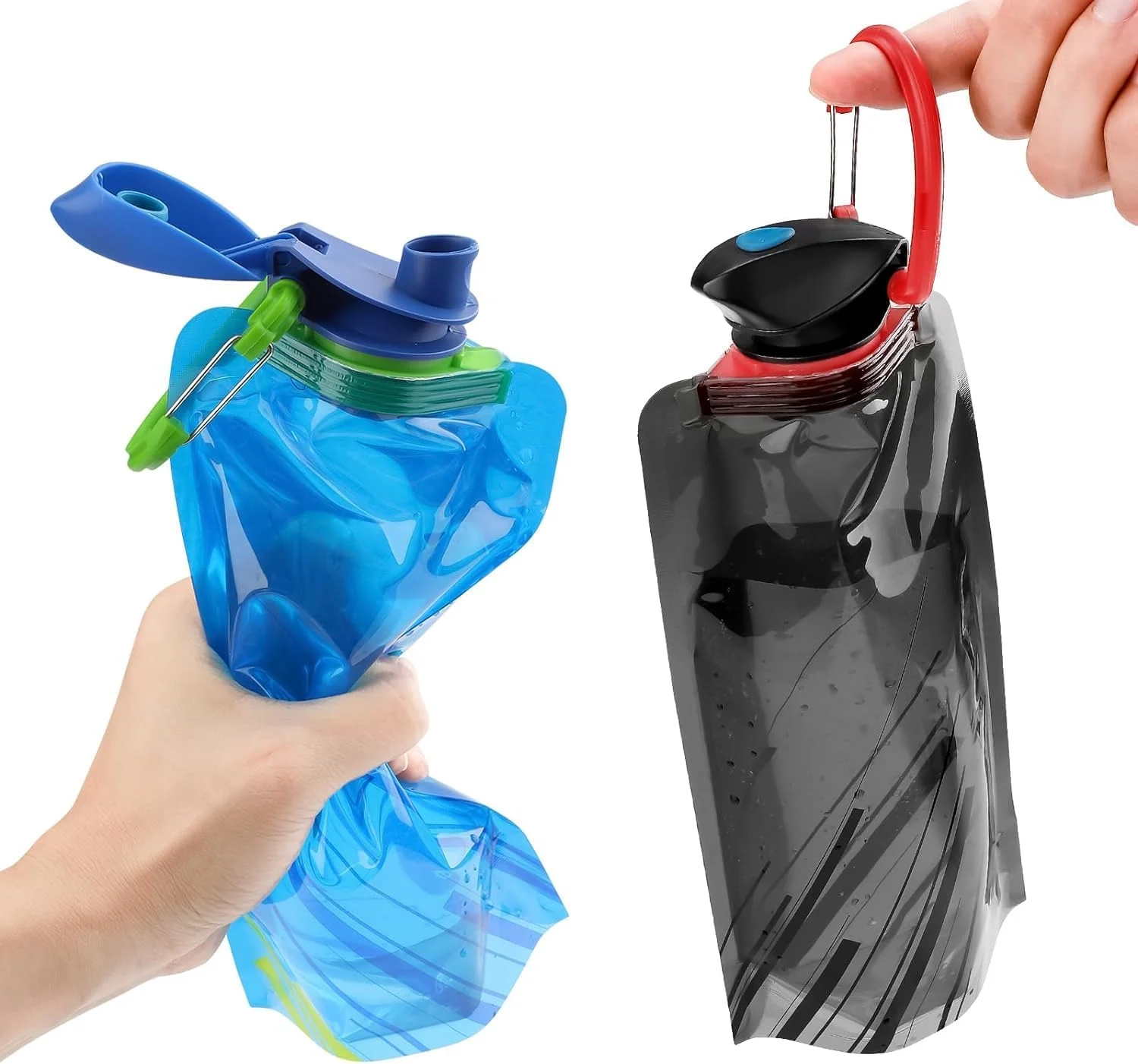 بسته 2 عددی بطری تاشو نوشیدنی، بطری آب قابل استفاده مجدد، بطری تاشو نوشیدنی، برای جشنواره ها، پیاده روی، مسافرت، ماجراجویی، لوازم جانبی جشنواره (مشکی) بسته 2 عددی بطری تاشو نوشیدنی، بطری آب قابل استفاده مجدد، بطری تاشو نوشیدنی، برای جشنواره ها، پیاده روی، مسافرت، ماجراجویی، لوازم جانبی جشنواره (مشکی)
