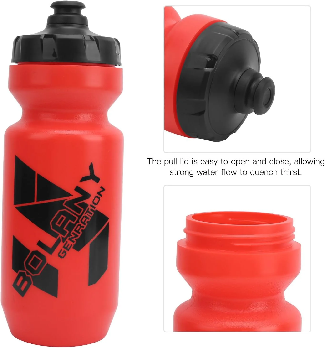 بطری آب دوچرخه سواری 610 میلی لیتری مناسب برای اکثر قفسه های دوچرخه بطری آب دوچرخه سواری 610 میلی لیتری مناسب برای اکثر قفسه های دوچرخه