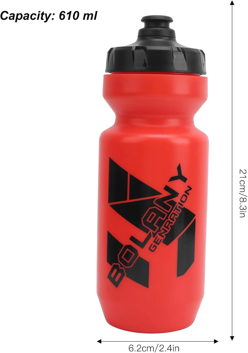 بطری آب دوچرخه سواری 610 میلی لیتری مناسب برای اکثر قفسه های دوچرخه بطری آب دوچرخه سواری 610 میلی لیتری مناسب برای اکثر قفسه های دوچرخه