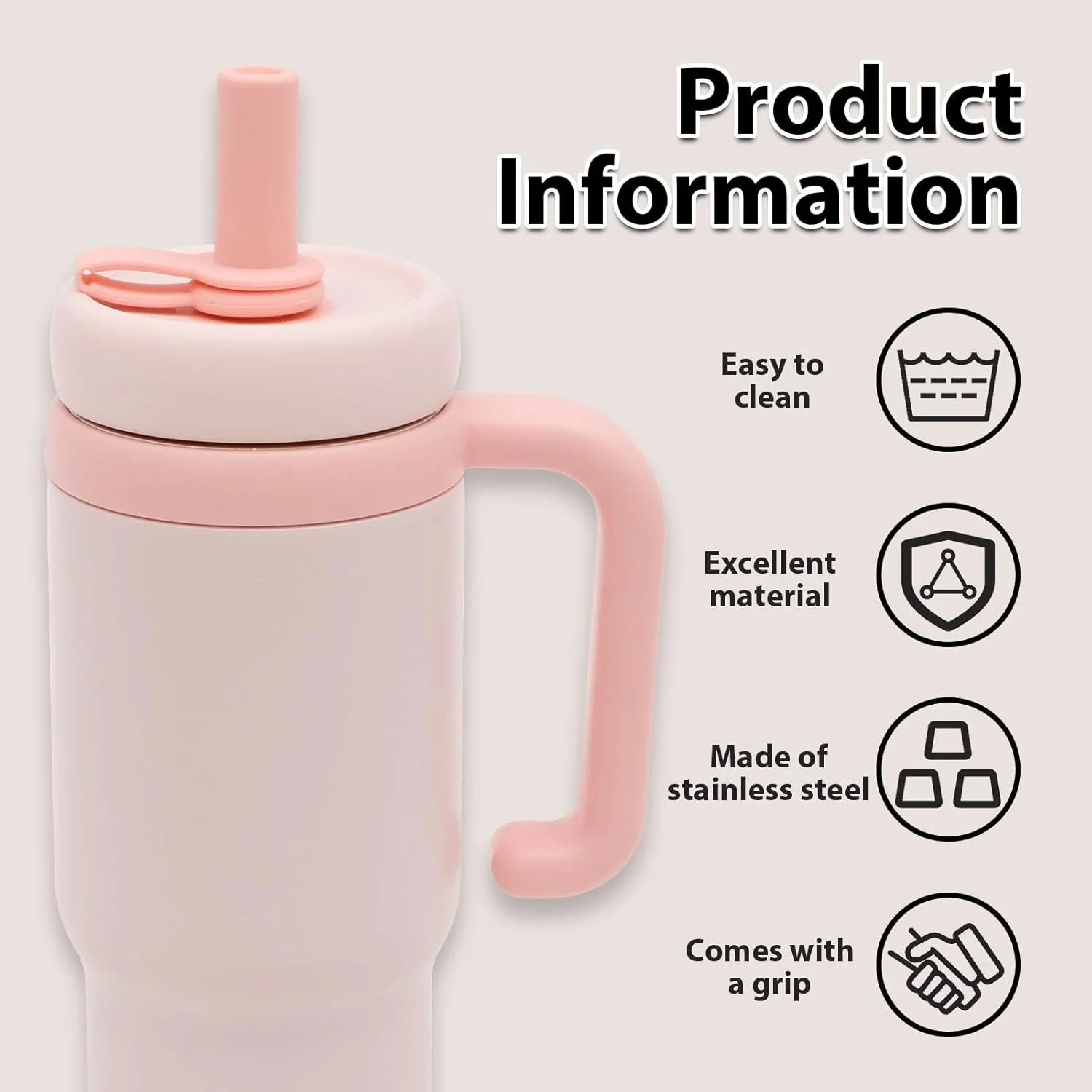 بطری نوشیدنی، فنجان فواره ای نهنگ 710 میلی لیتری با نی و دسته جداشدنی، بطری آب استیل ضد زنگ، ضد نشت، فنجان قهوه مسافرتی عایق برای کودکان، نوجوانان و بزرگسالان (صورتی) بطری نوشیدنی، فنجان فواره ای نهنگ 710 میلی لیتری با نی و دسته جداشدنی، بطری آب استیل ضد زنگ، ضد نشت، فنجان قهوه مسافرتی عایق برای کودکان، نوجوانان و بزرگسالان (صورتی)