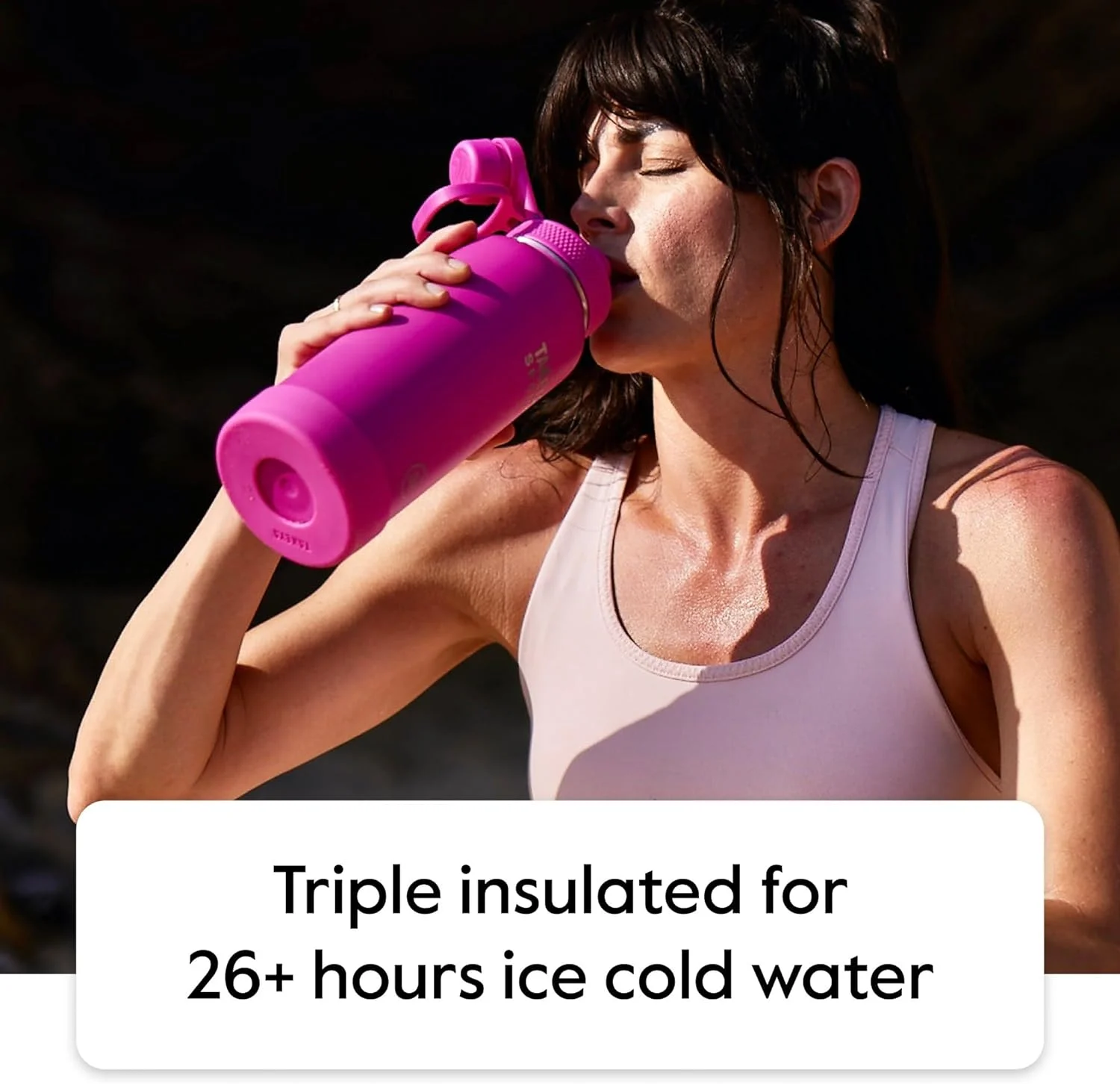 بطری آب ورزشی تکییا با عایق سه جداره استیل و مس، درب نی دار، 1.9 لیتر، مشکی گرند اسلم بطری آب ورزشی تکییا با عایق سه جداره استیل و مس، درب نی دار، 1.9 لیتر، مشکی گرند اسلم