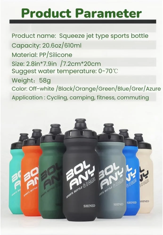 بطری آب ورزشی سبک وزن 600 میلی لیتری، ساخته شده از مواد PP بدون BPA، فنجان نوشیدنی مستقیم فشاری، بطری قابل حمل برای دوچرخه سواری در فضای باز (نارنجی) بطری آب ورزشی سبک وزن 600 میلی لیتری، ساخته شده از مواد PP بدون BPA، فنجان نوشیدنی مستقیم فشاری، بطری قابل حمل برای دوچرخه سواری در فضای باز (نارنجی)