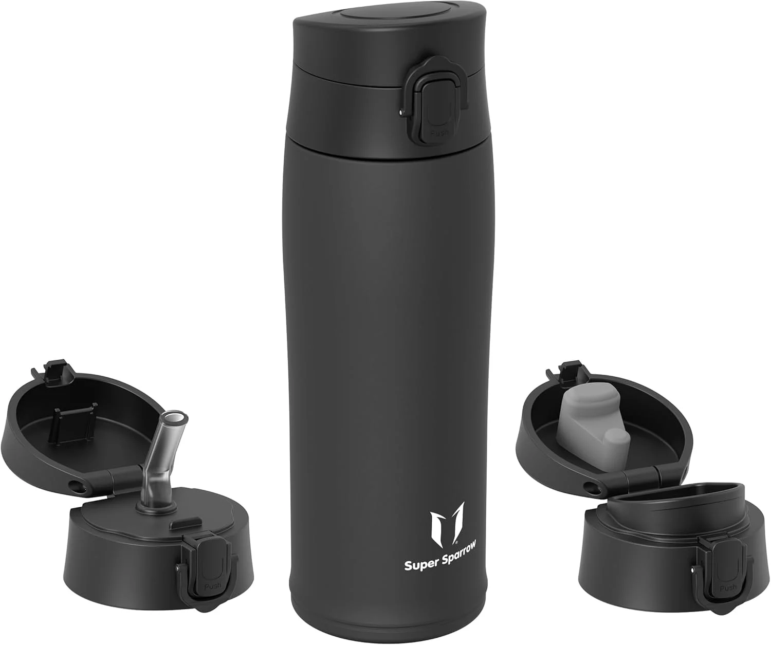 فلاسک نوشیدنی سوپر اسپارو استیل 18/8 - لیوان نوشیدنی - 500 میلی لیتر - بدون BPA، ضد نشت، فلاسک حرارتی، بطری نوشیدنی برای ورزش، مسافرت، مدرسه، فضای باز، دفتر، خانه فلاسک نوشیدنی سوپر اسپارو استیل 18/8 - لیوان نوشیدنی - 500 میلی لیتر - بدون BPA، ضد نشت، فلاسک حرارتی، بطری نوشیدنی برای ورزش، مسافرت، مدرسه، فضای باز، دفتر، خانه