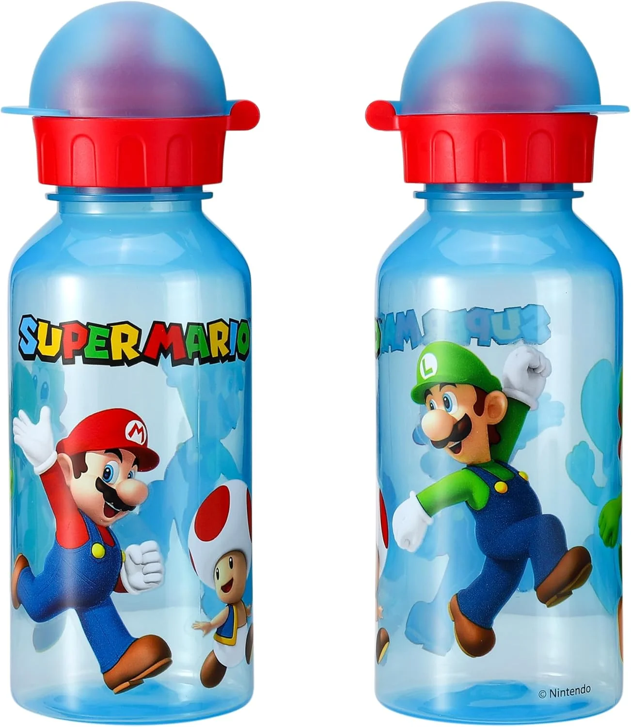 بطری آب 370 میلی لیتری طرح سوپر ماریو مناسب مدرسه، مهدکودک و مسافرت، ساخته شده از مواد بادوام، قابل استفاده مجدد و بدون BPA بطری آب 370 میلی لیتری طرح سوپر ماریو مناسب مدرسه، مهدکودک و مسافرت، ساخته شده از مواد بادوام، قابل استفاده مجدد و بدون BPA
