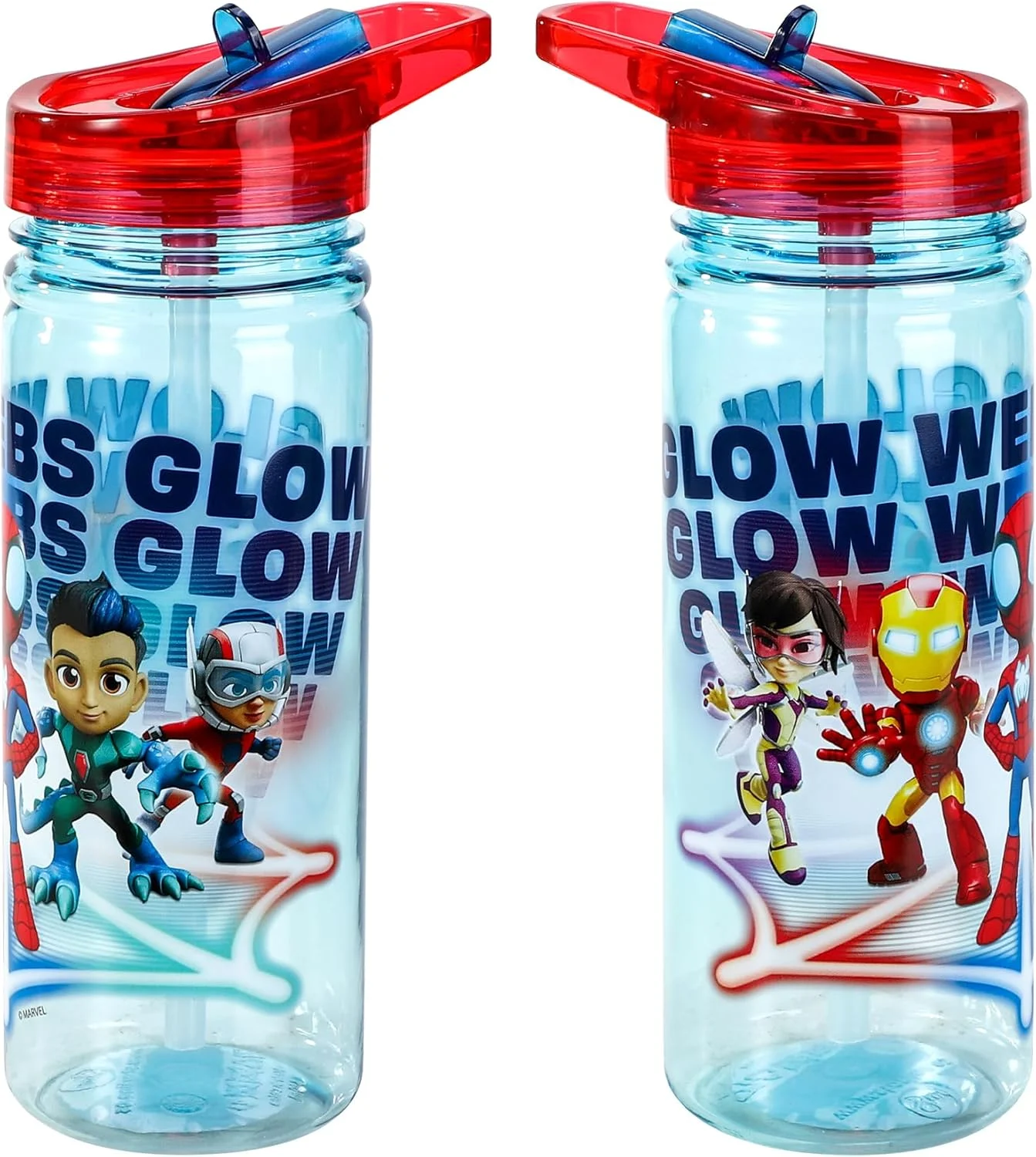 بطری آب 580 میلی لیتری اسپایدی و دوستان شگفت انگیزش، مناسب نوشیدنی مدرسه کودکان، ساخته شده از تریتان بادوام، قابل استفاده مجدد و بدون BPA بطری آب 580 میلی لیتری اسپایدی و دوستان شگفت انگیزش، مناسب نوشیدنی مدرسه کودکان، ساخته شده از تریتان بادوام، قابل استفاده مجدد و بدون BPA