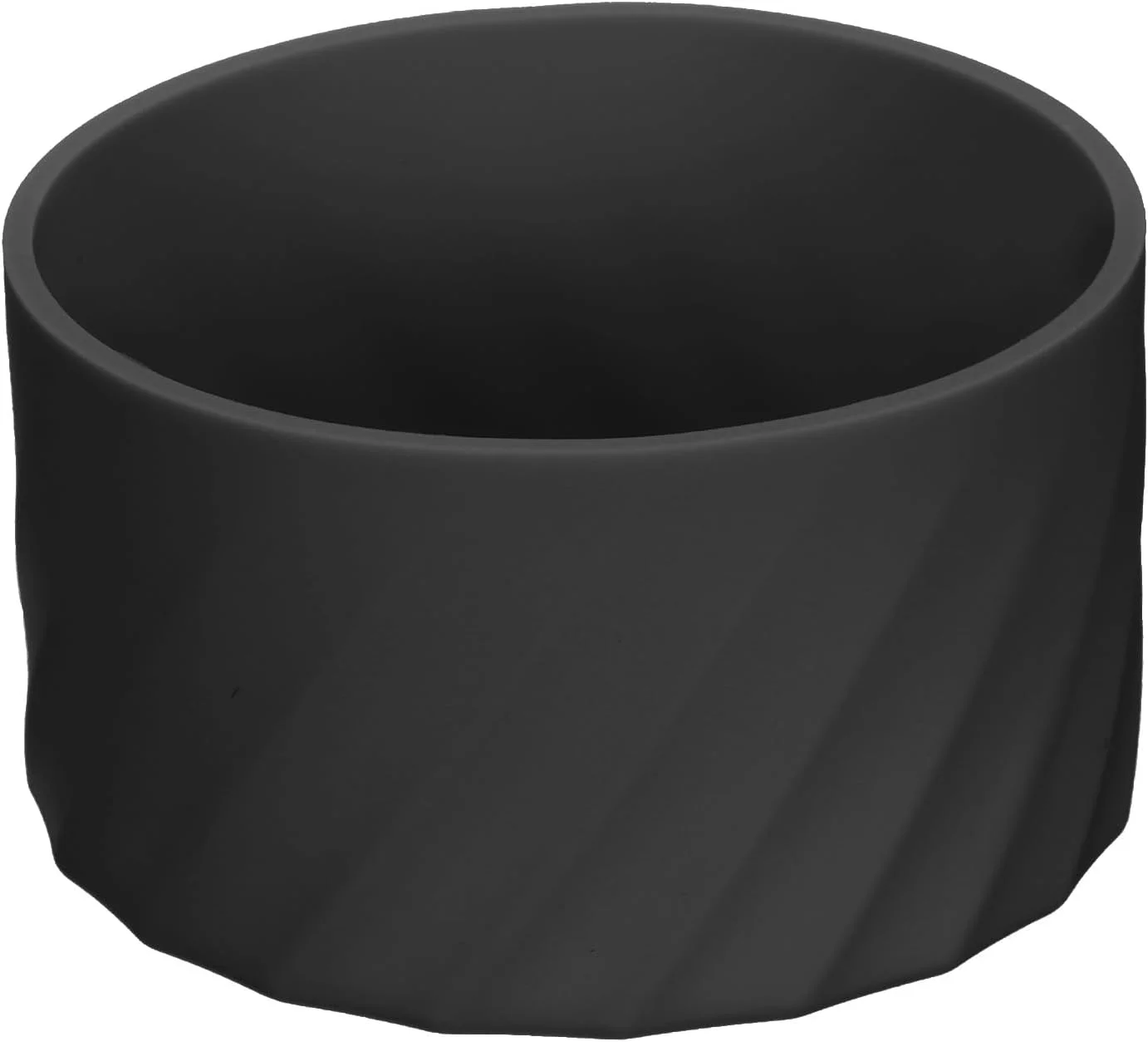 محافظ سیلیکونی زیر لیوانی، روکش محافظ زیرین ضد لغزش برای بطری های آب و لیوان، مشکی