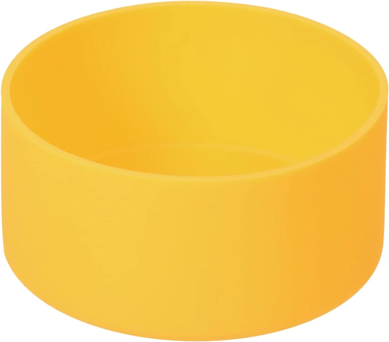 محافظ سیلیکونی 9 سانتی‌متری برای بطری آب 32-40 اونسی، روکش ضد لغزش زیر بطری، لوازم جانبی زیر لیوان، زرد