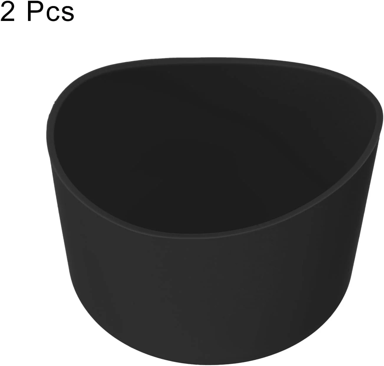 سورسینگ مپ 2 عدد روکش سیلیکونی محافظ 6 سانتی متری برای بطری آب 350-700 میلی لیتری، روکش سیلیکونی ضد لغزش زیر بطری، لوازم جانبی فنجان با شکل نامنظم، مشکی سورسینگ مپ 2 عدد روکش سیلیکونی محافظ 6 سانتی متری برای بطری آب 350-700 میلی لیتری، روکش سیلیکونی ضد لغزش زیر بطری، لوازم جانبی فنجان با شکل نامنظم، مشکی