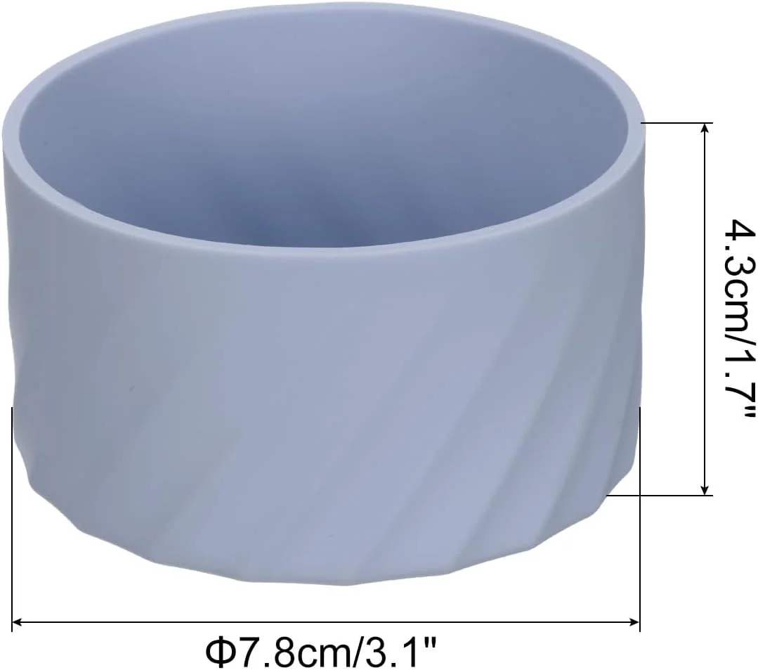 محافظ سیلیکونی زیر لیوانی، روکش محافظ زیرین ضد لغزش برای بطری های آب، بنفش محافظ سیلیکونی زیر لیوانی، روکش محافظ زیرین ضد لغزش برای بطری های آب، بنفش