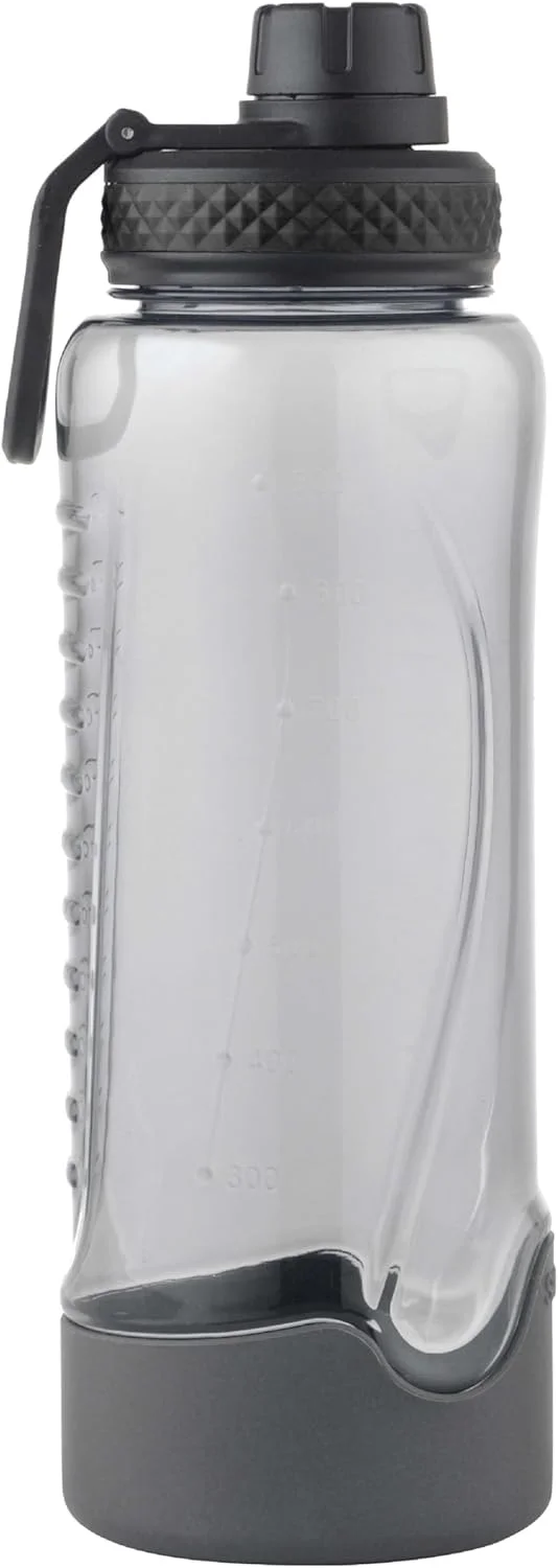 بطری آب یک لیتری جریان آزاد اکتیو اسمش - مشکی