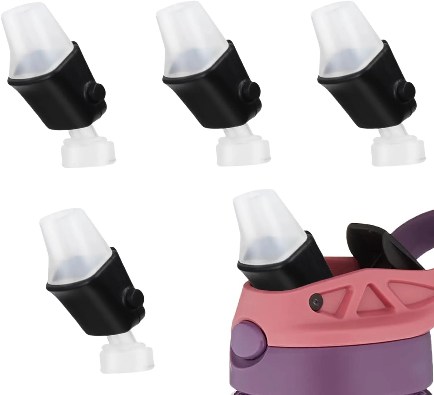 چهار عدد سری جایگزین سازگار با جدیدترین بطری آب کودکانه Contigo Aubrey