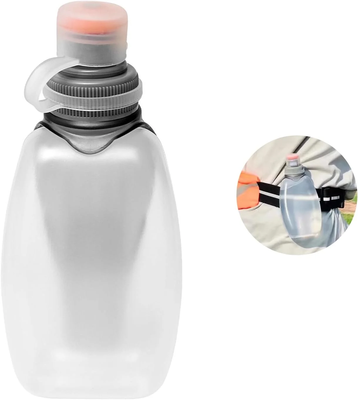 بطری آب ورزشی 250 میلی لیتری، بطری آب قابل حمل، ضد نشت، ایده آل برای دویدن، پیاده روی، دوچرخه سواری