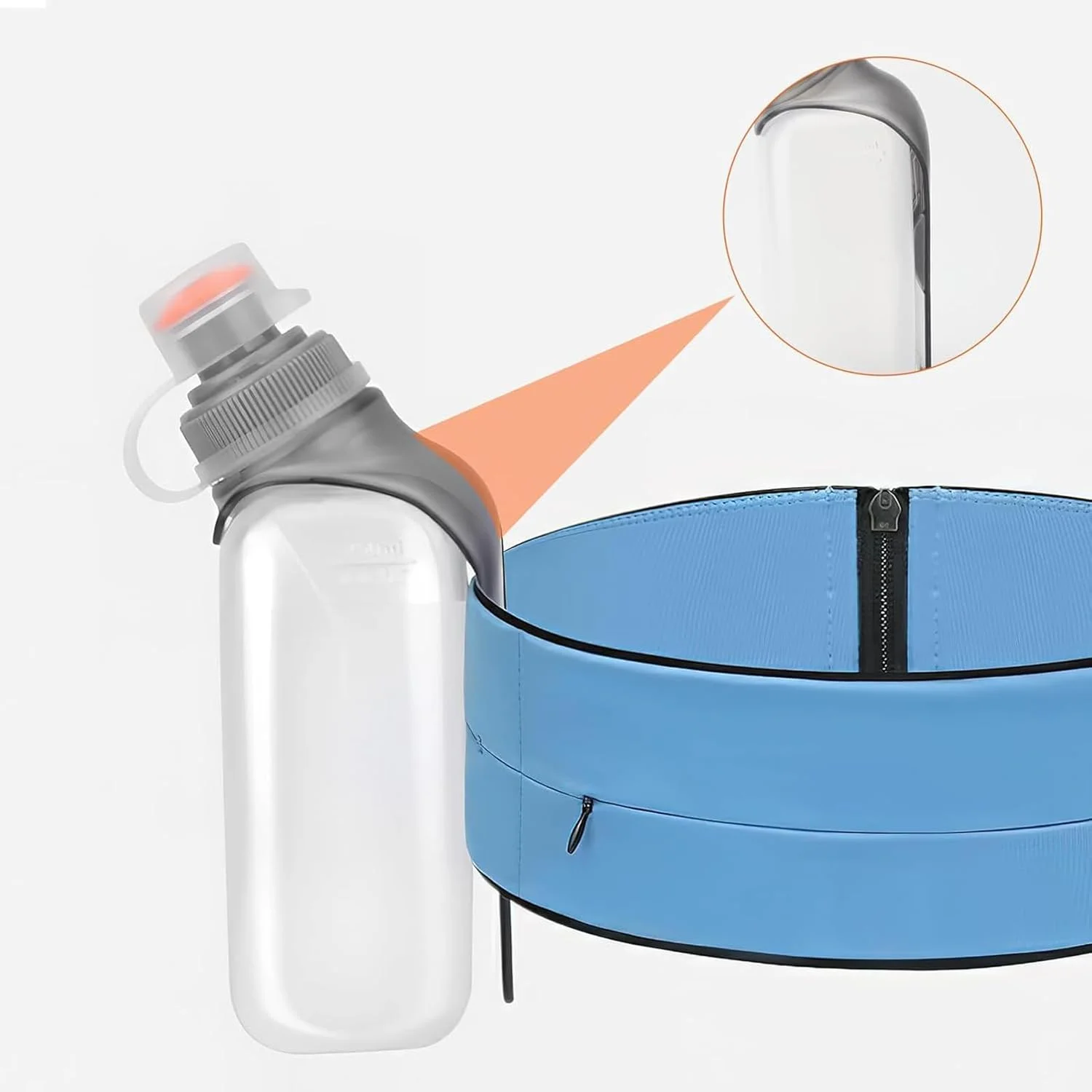 بسته 2 عددی بطری آب ورزشی، بطری نوشیدنی قابل حمل، ضد نشت، برای کمربند یا جلیقه آبرسانی، ایده آل برای دویدن، پیاده روی، دوچرخه سواری، 500 میلی لیتر بسته 2 عددی بطری آب ورزشی، بطری نوشیدنی قابل حمل، ضد نشت، برای کمربند یا جلیقه آبرسانی، ایده آل برای دویدن، پیاده روی، دوچرخه سواری، 500 میلی لیتر