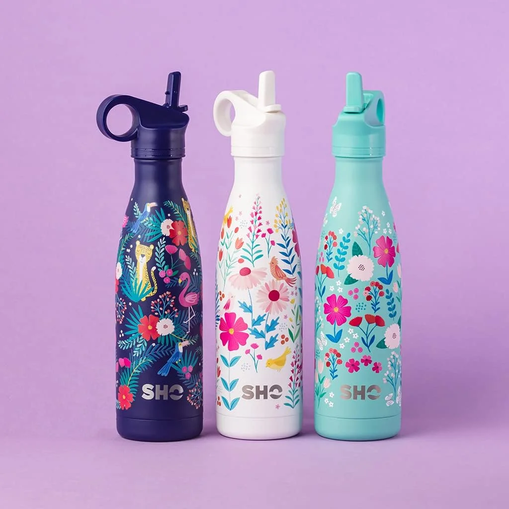 درب نی دار قابل استفاده مجدد برای بطری SHO - مناسب برای بطری های 260ml، 375ml و 500ml - فاقد BPA (بنفش زنده، 750/1L) درب نی دار قابل استفاده مجدد برای بطری SHO - مناسب برای بطری های 260ml، 375ml و 500ml - فاقد BPA (بنفش زنده، 750/1L)