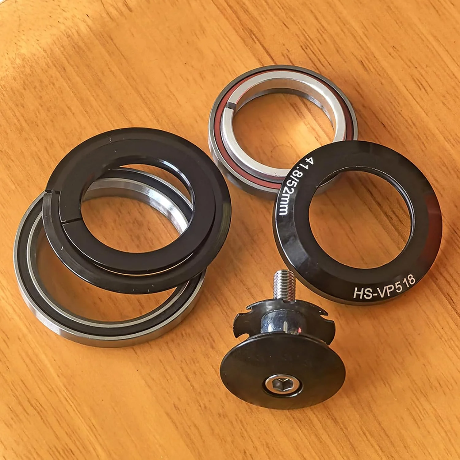 هدست سبک وزن دوچرخه کوهستان، هدست های بدون رزوه با بلبرینگ دوبل برای دوشاخ 28.6 میلی متری، هدست بلبرینگ دوبل بادوام